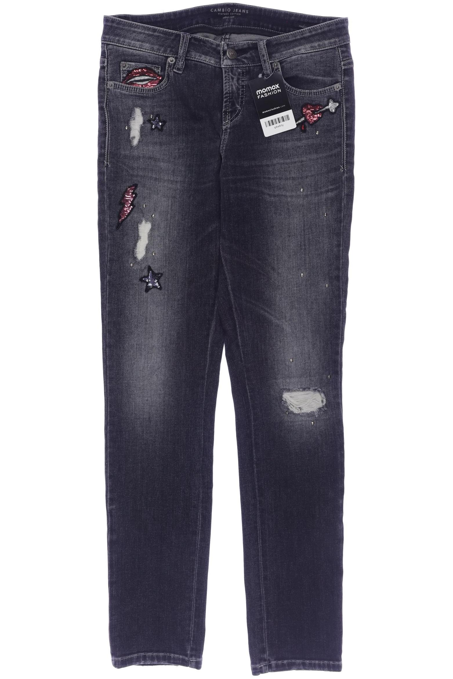 

Cambio Damen Jeans, grau, Gr. 36