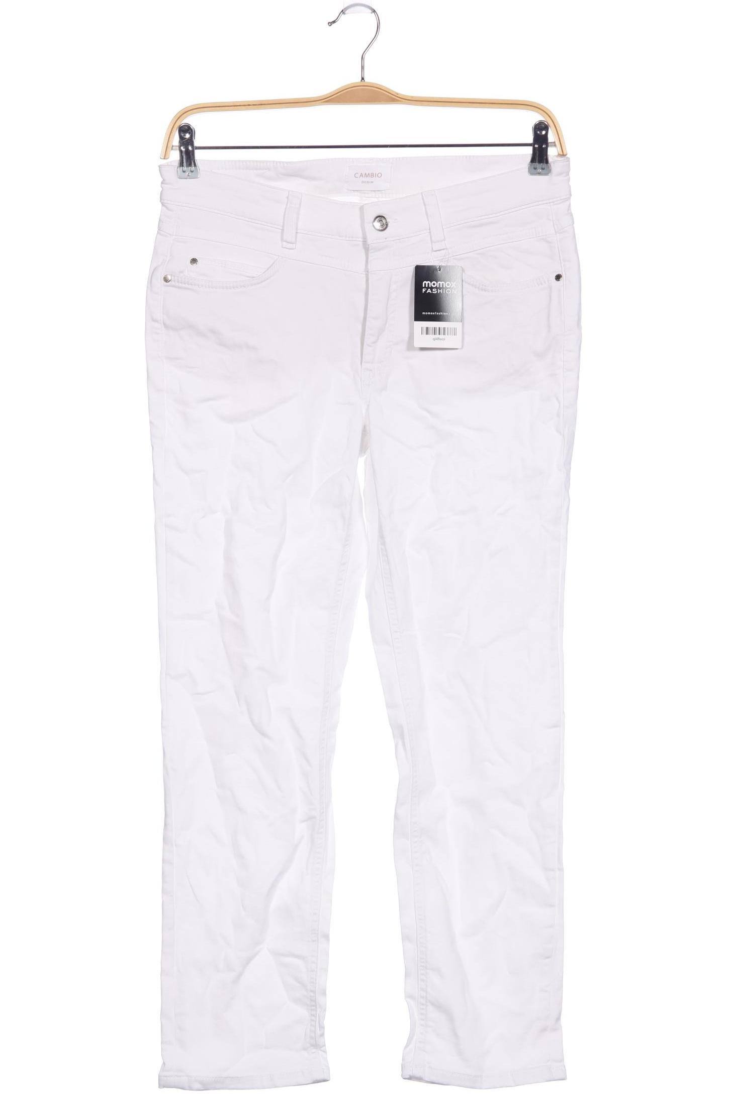 

Cambio Damen Jeans, weiß, Gr. 46