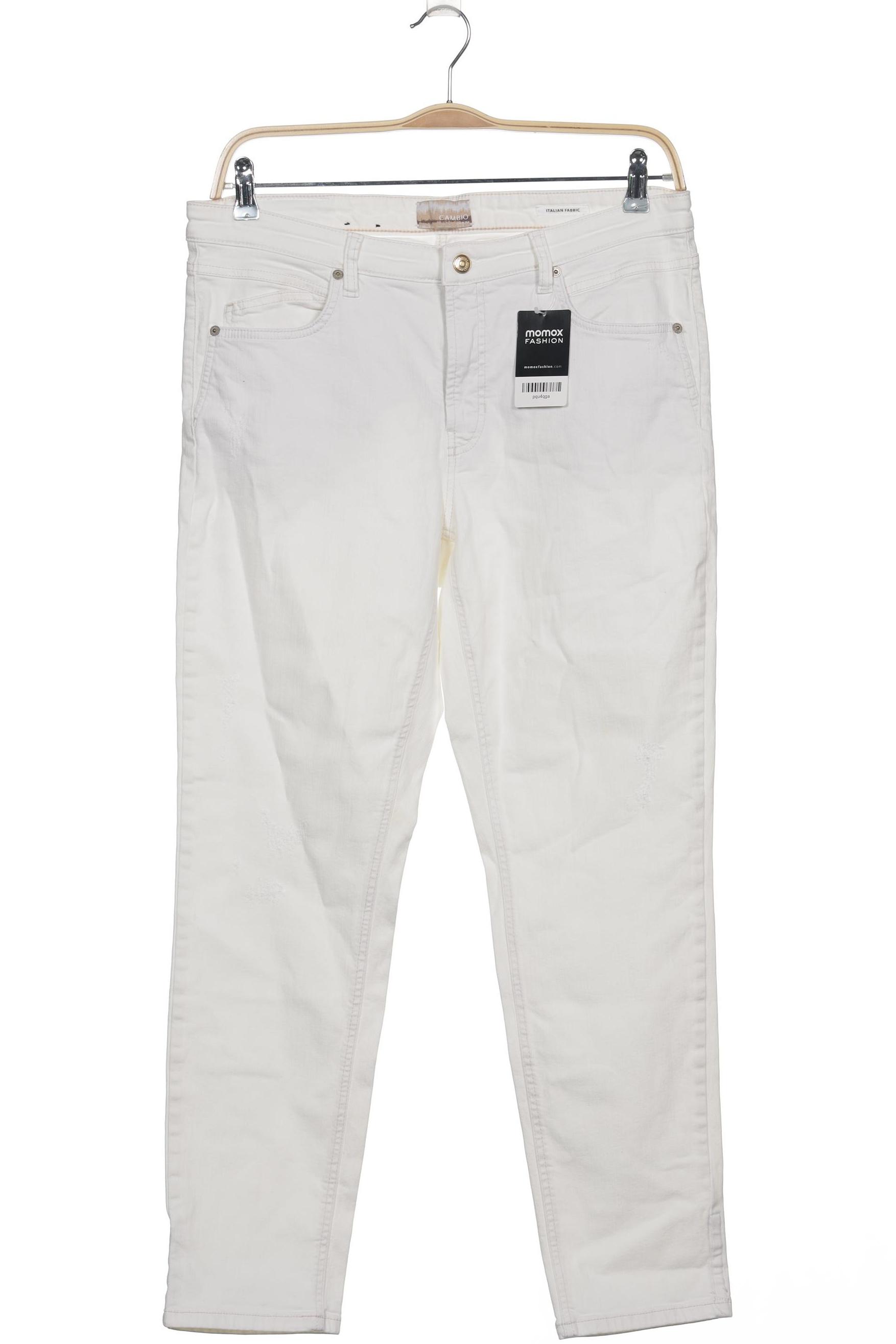 

Cambio Damen Jeans, weiß, Gr. 35