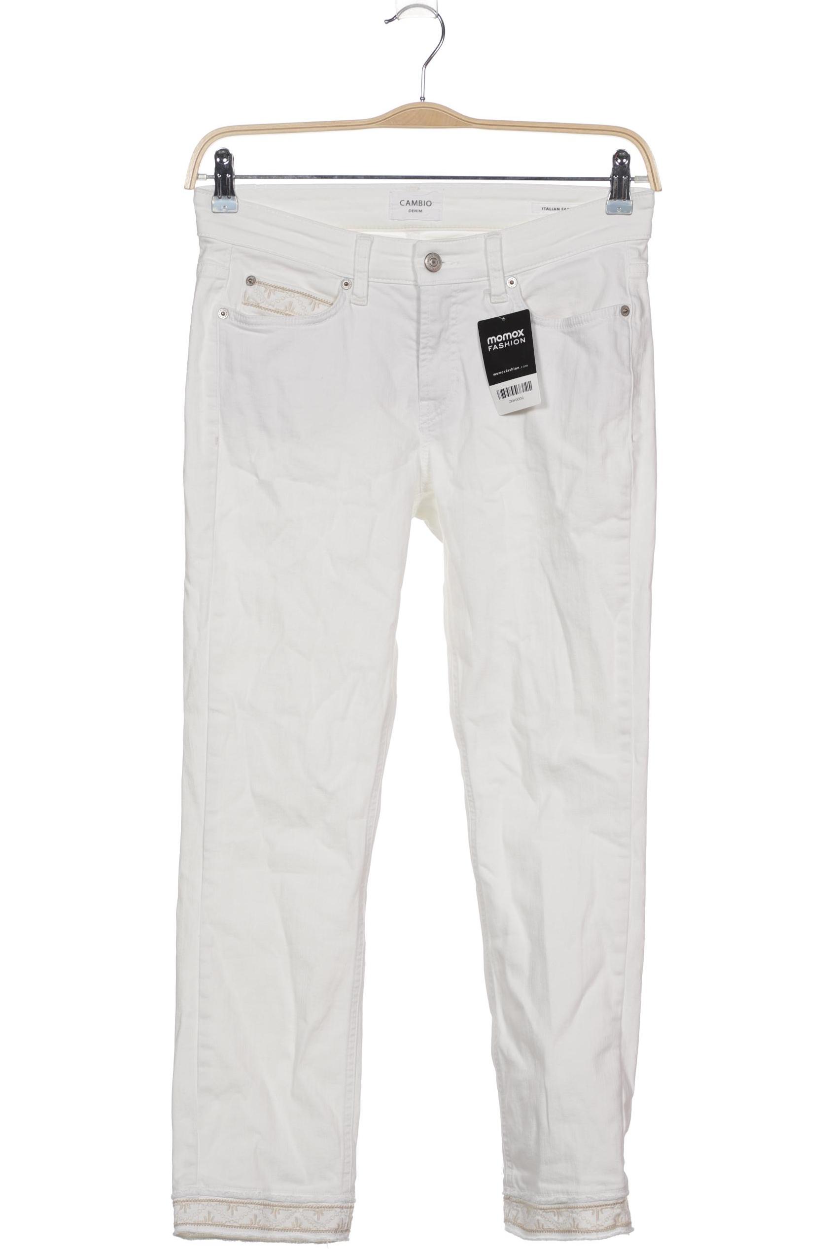 

Cambio Damen Jeans, weiß, Gr. 38