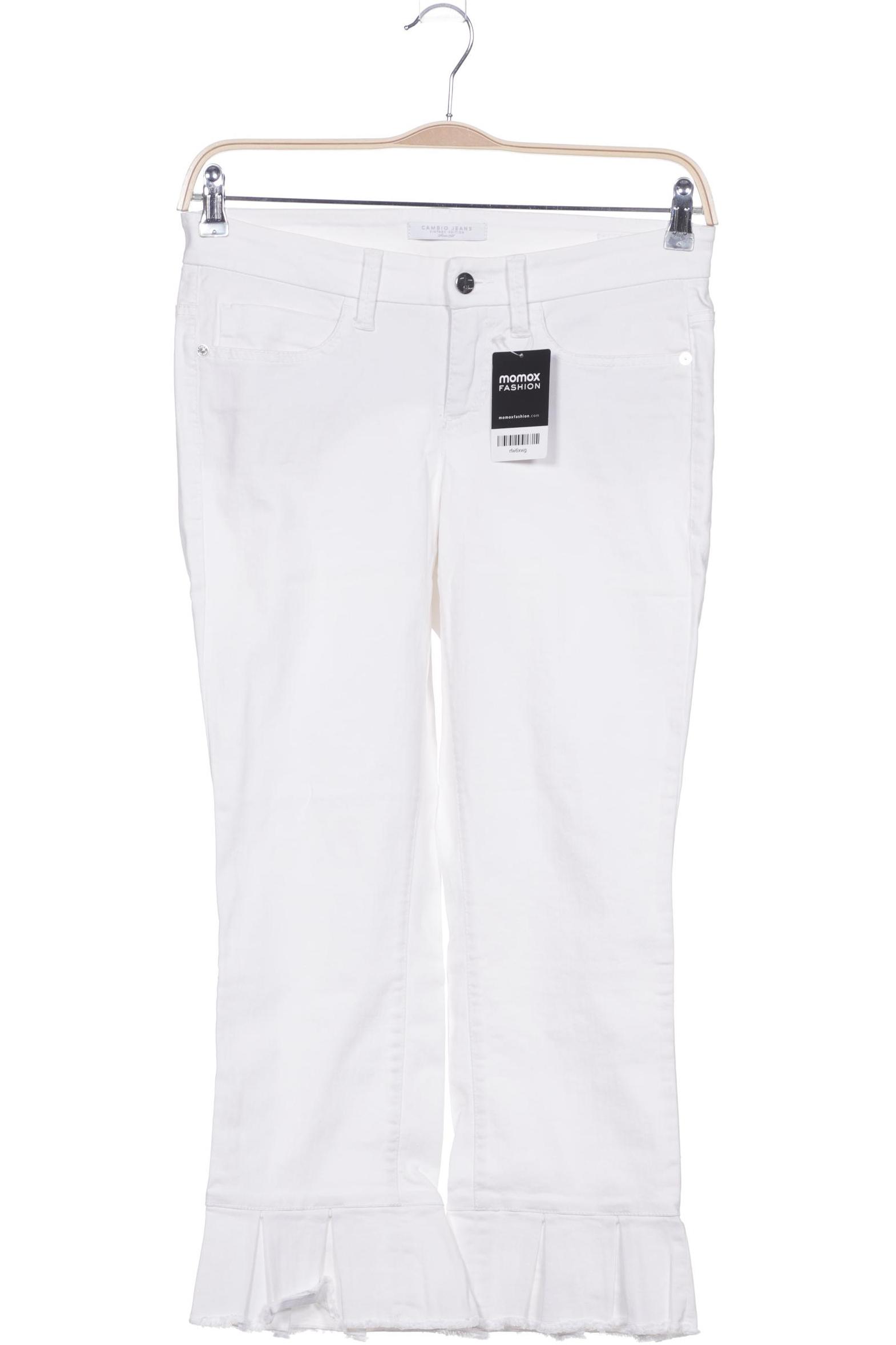 

Cambio Damen Jeans, weiß, Gr. 38