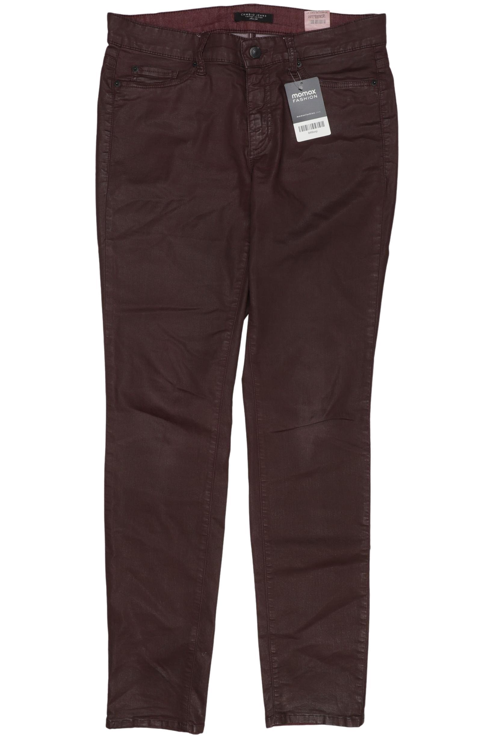 

Cambio Damen Jeans, bordeaux, Gr. 40
