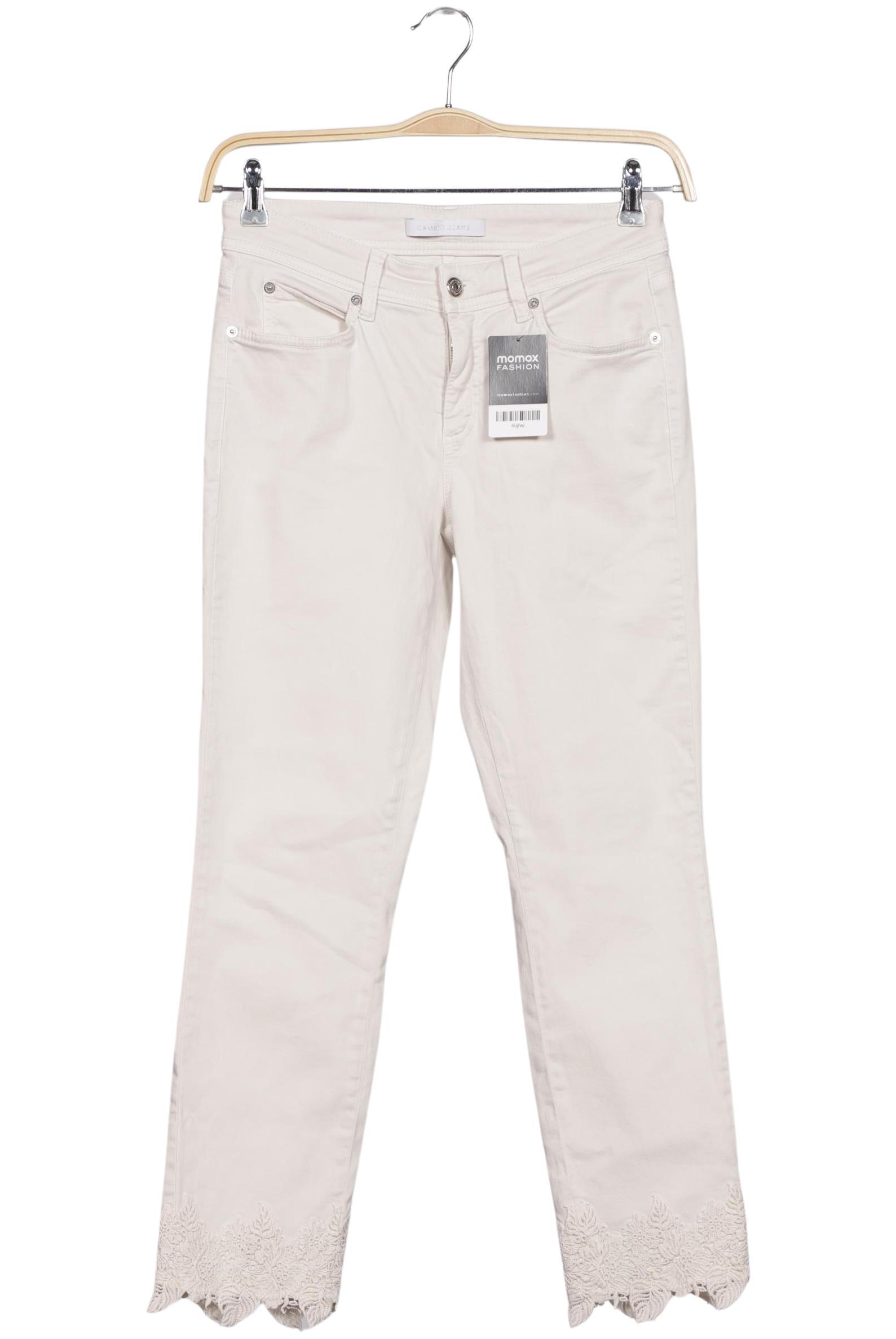 

Cambio Damen Jeans, cremeweiß, Gr. 38