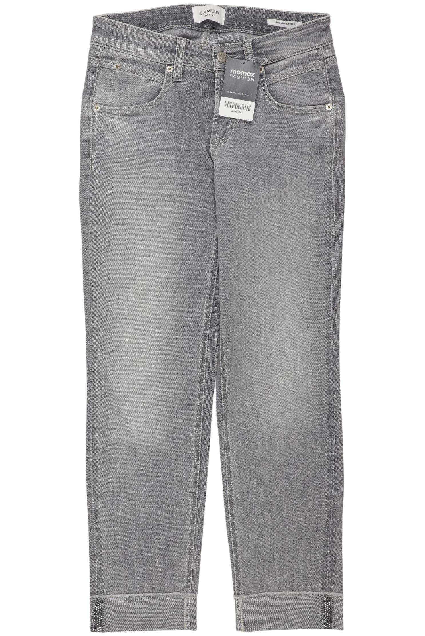 

Cambio Damen Jeans, grau, Gr. 34