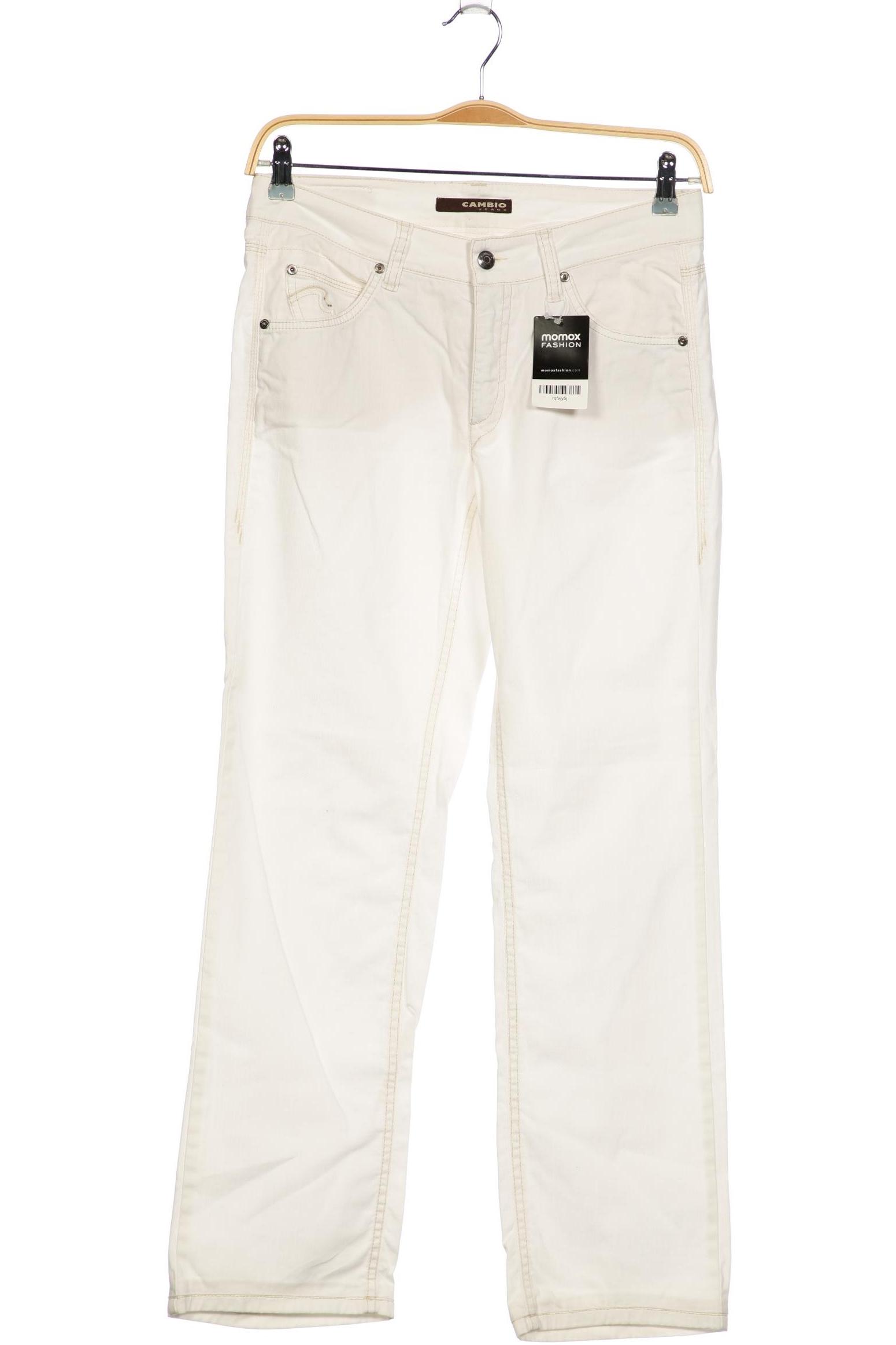 

Cambio Damen Jeans, weiß, Gr. 40