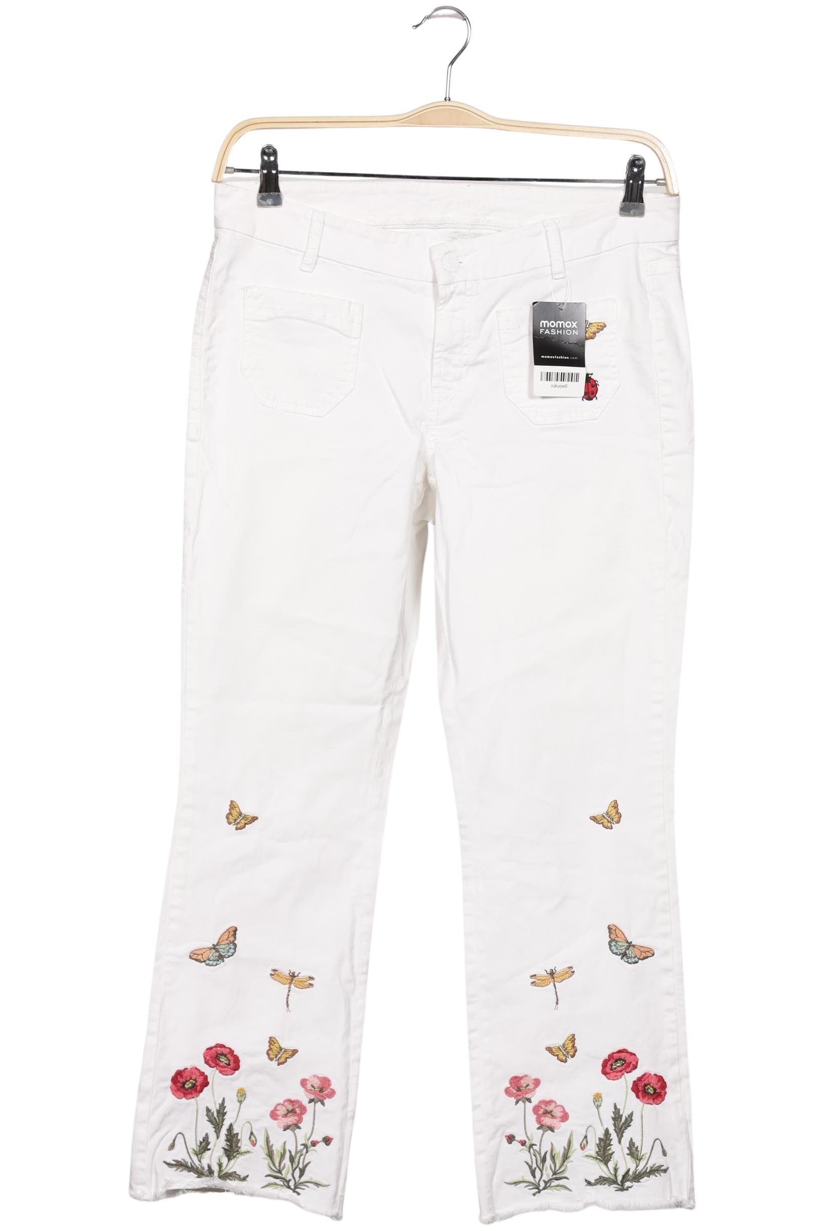 

Cambio Damen Jeans, weiß, Gr. 40