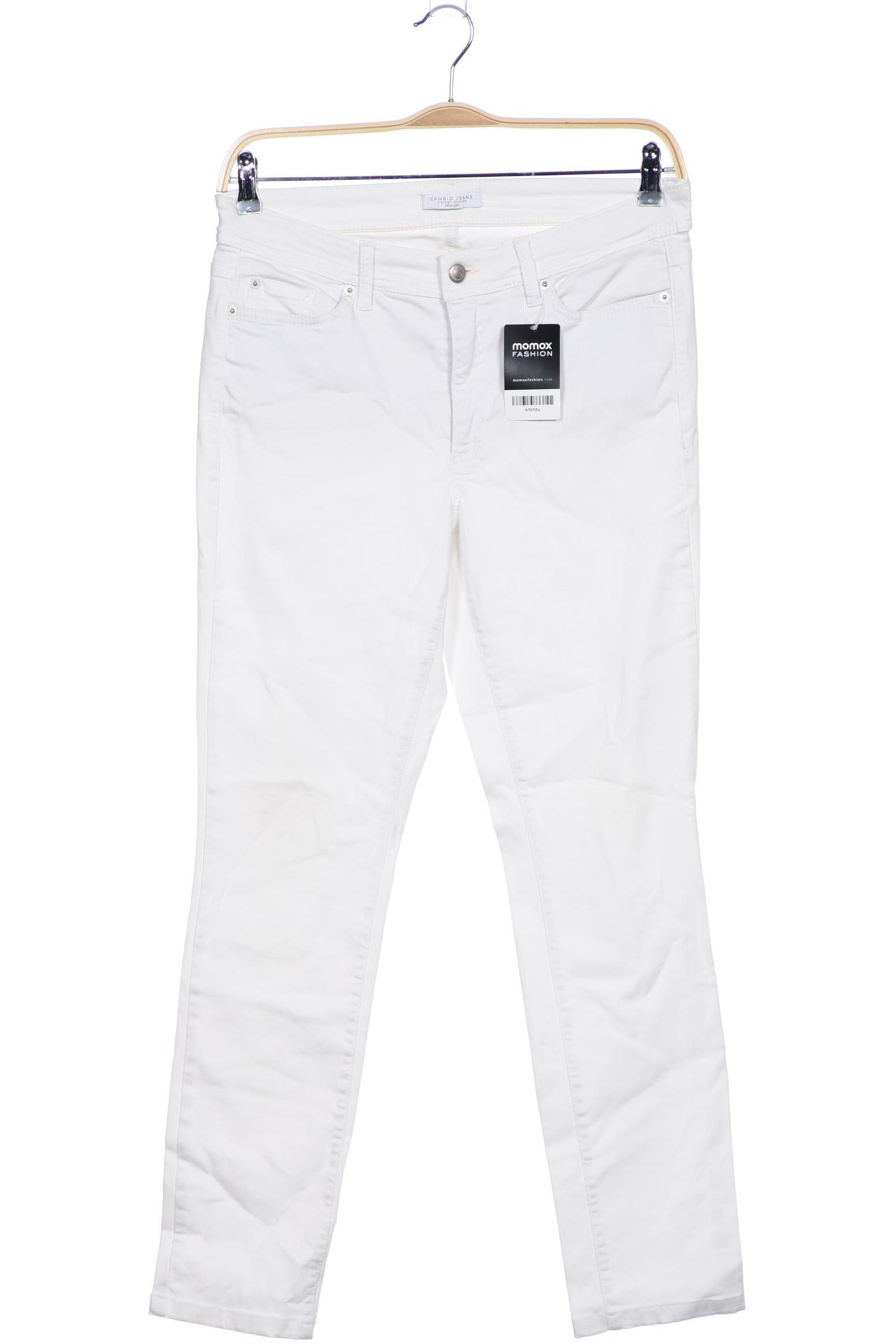 

Cambio Damen Jeans, weiß, Gr. 46