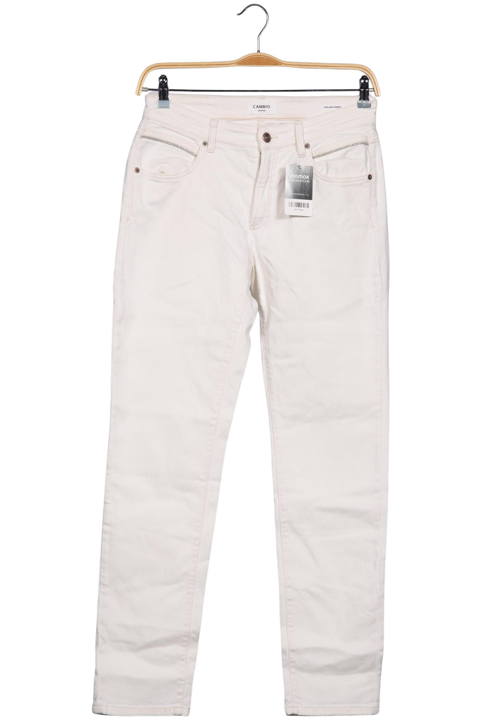 

Cambio Damen Jeans, weiß, Gr. 30