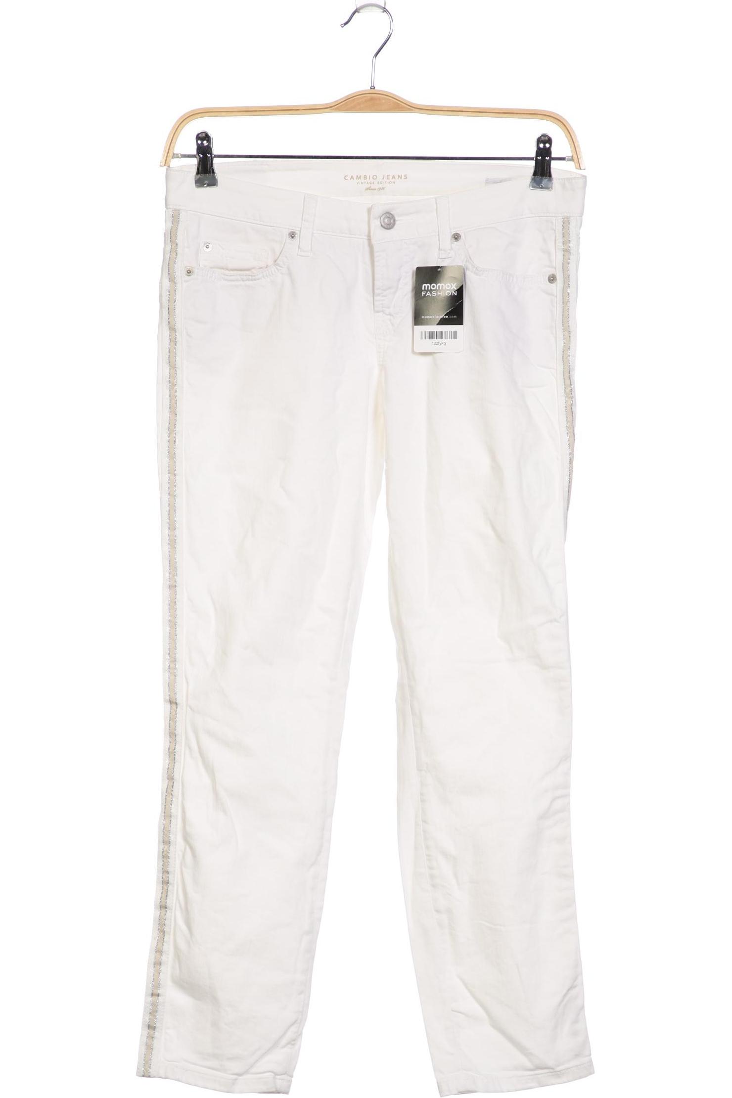 

Cambio Damen Jeans, weiß, Gr. 32