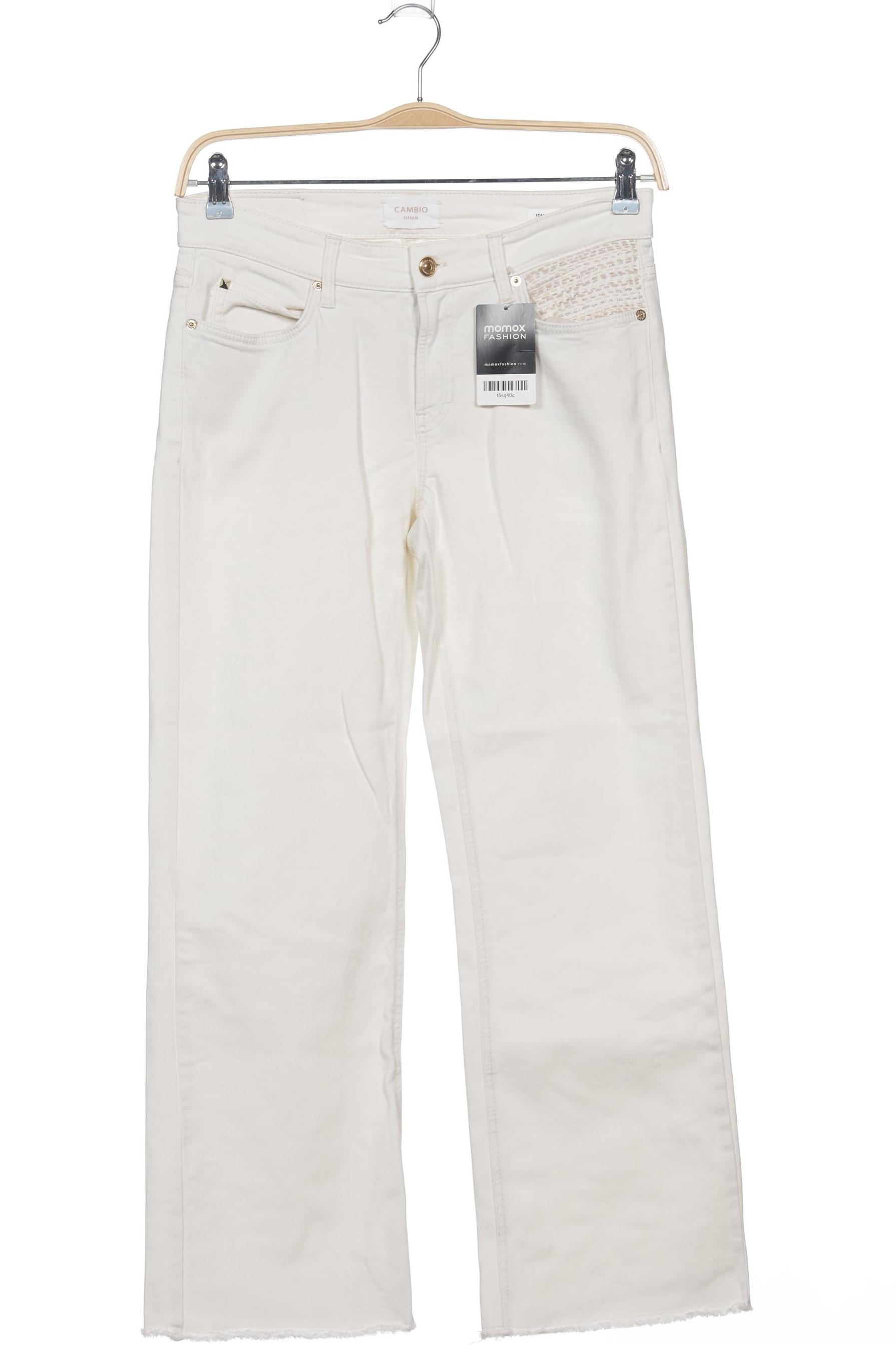 

Cambio Damen Jeans, weiß, Gr. 42