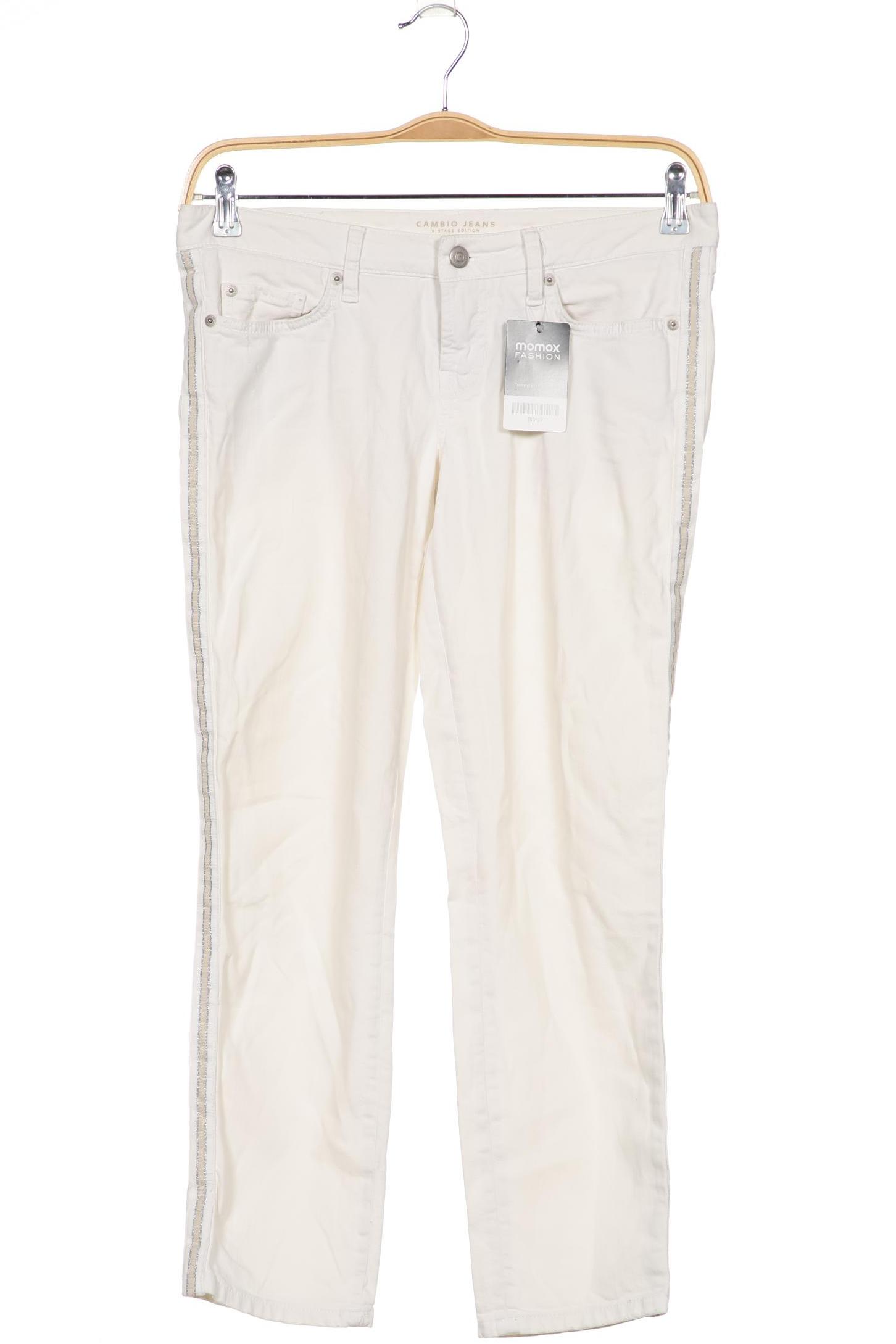 

Cambio Damen Jeans, weiß, Gr. 32