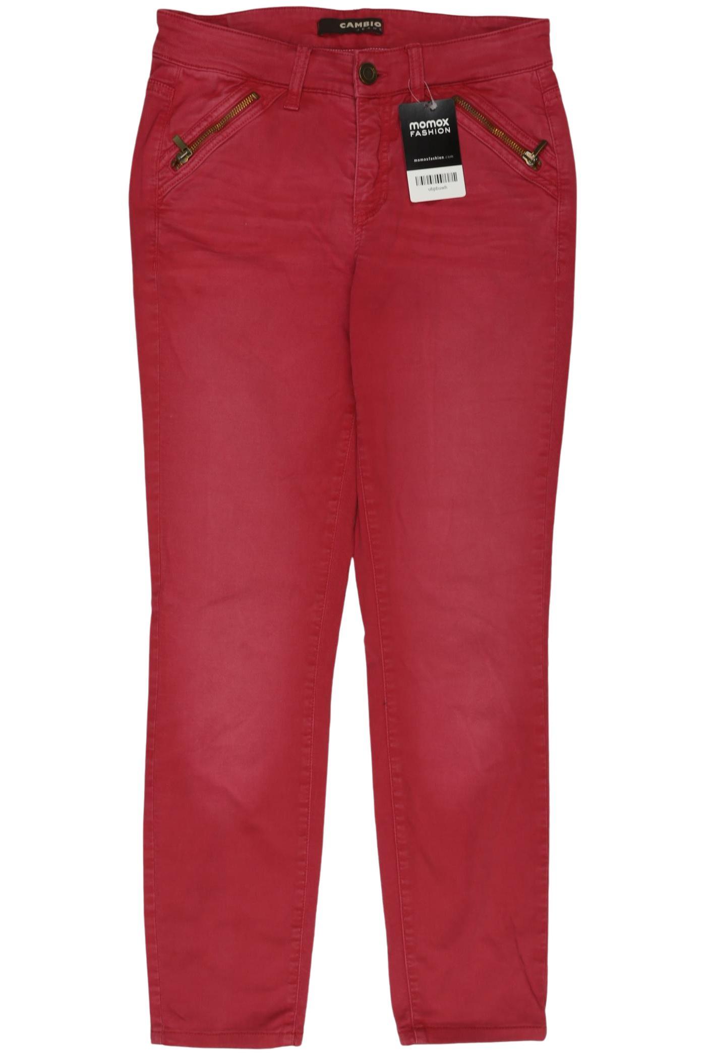 

Cambio Damen Jeans, rot, Gr. 34