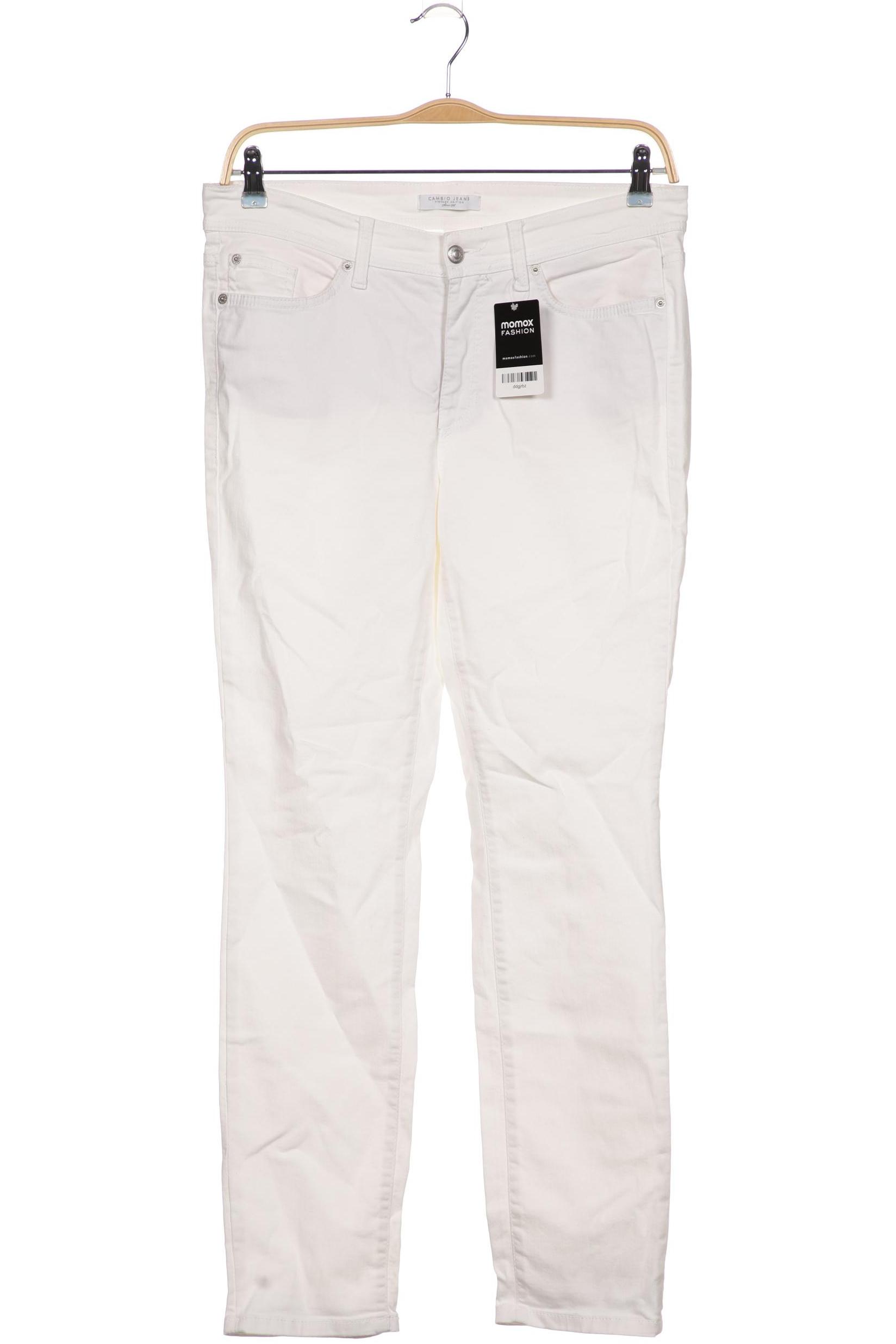 

Cambio Damen Jeans, weiß, Gr. 44