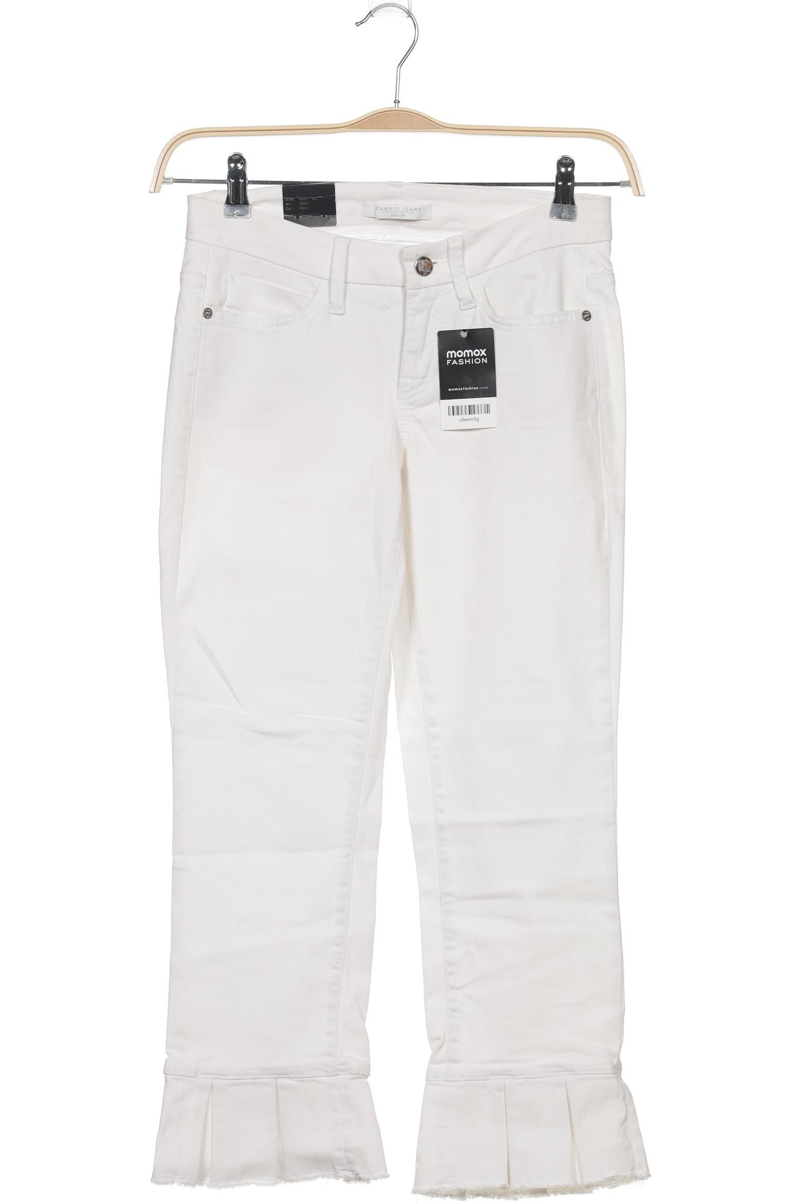

Cambio Damen Jeans, weiß, Gr. 34