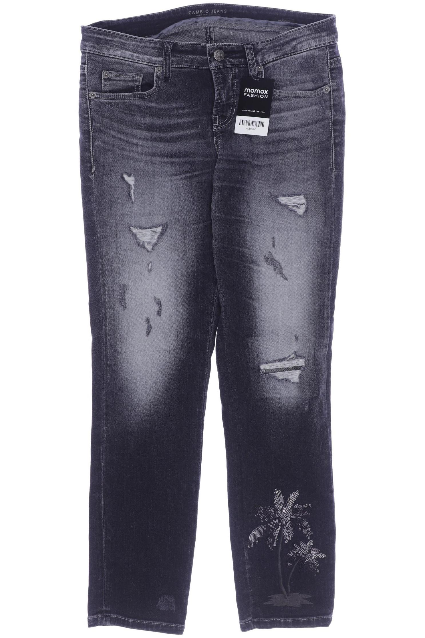 

Cambio Damen Jeans, grau, Gr. 38