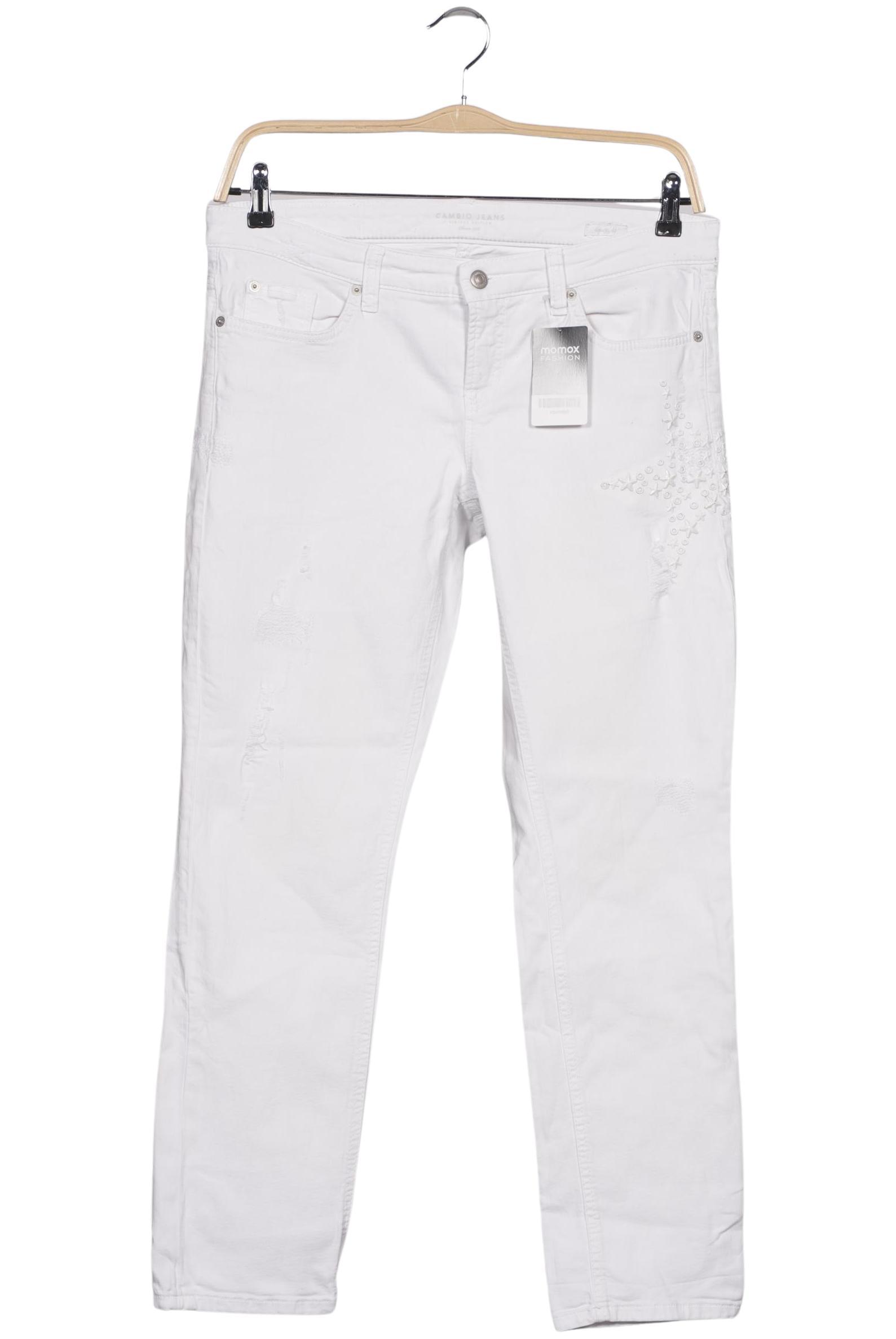 

Cambio Damen Jeans, weiß, Gr. 38