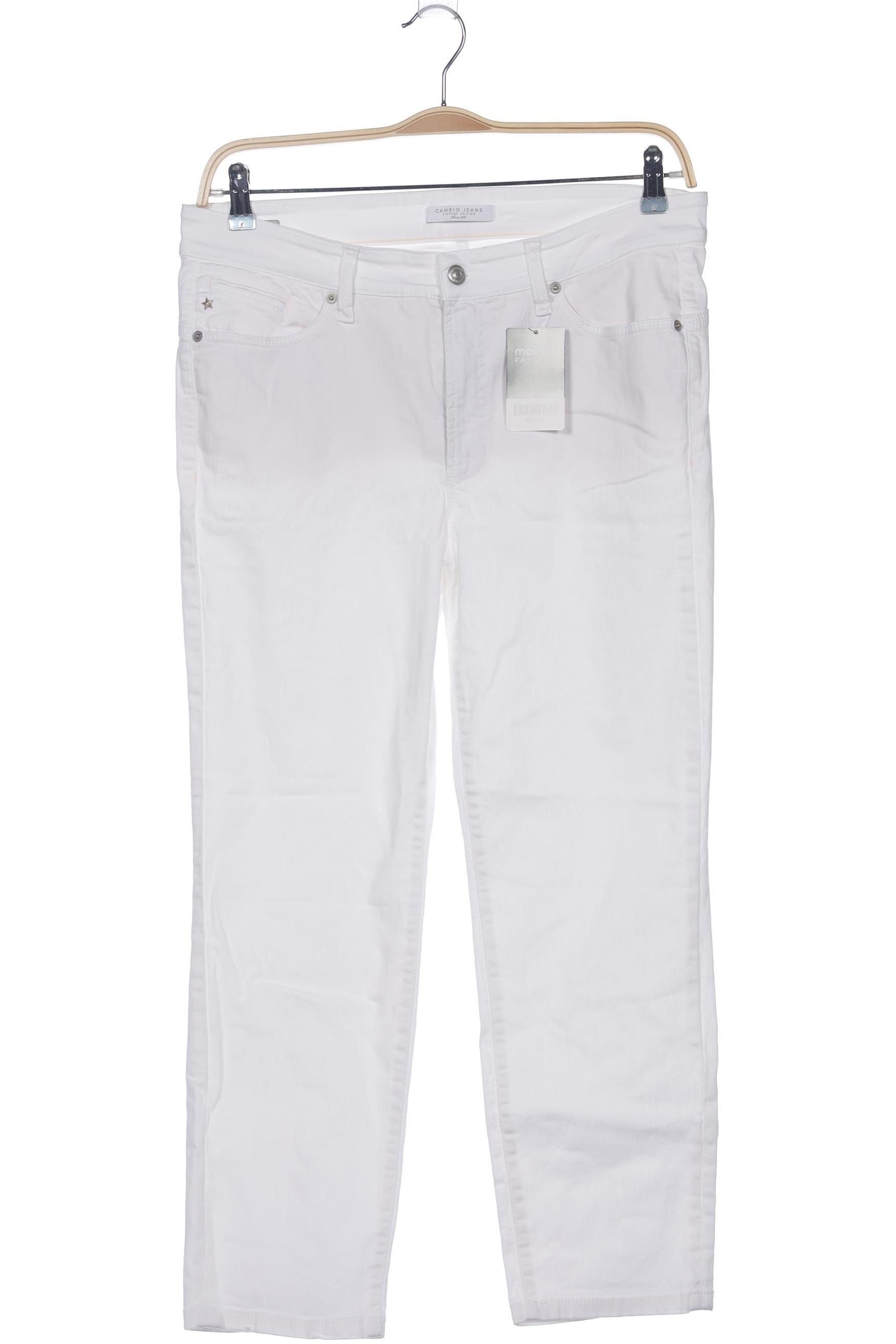 

Cambio Damen Jeans, weiß, Gr. 46