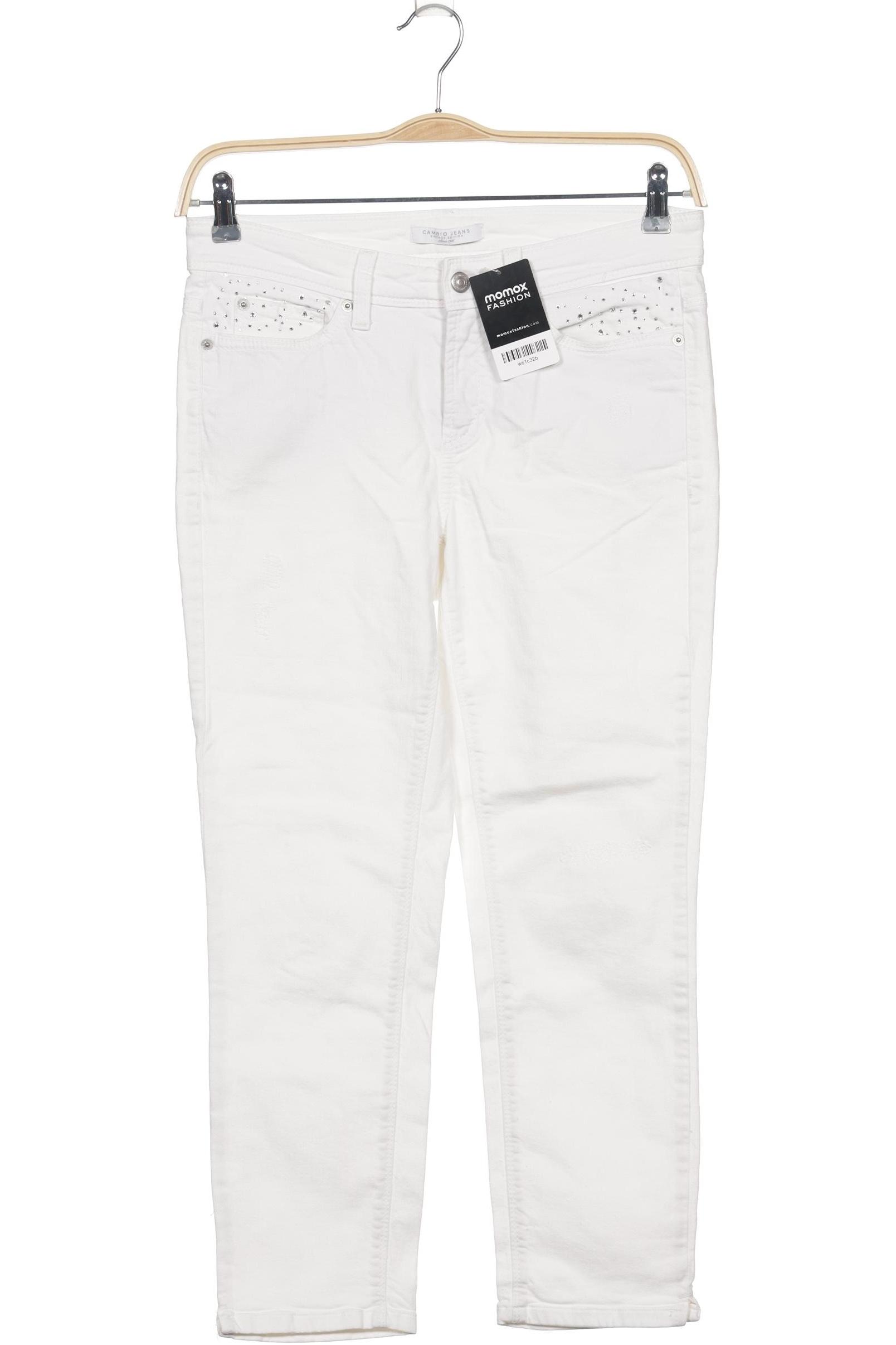 

Cambio Damen Jeans, weiß, Gr. 38