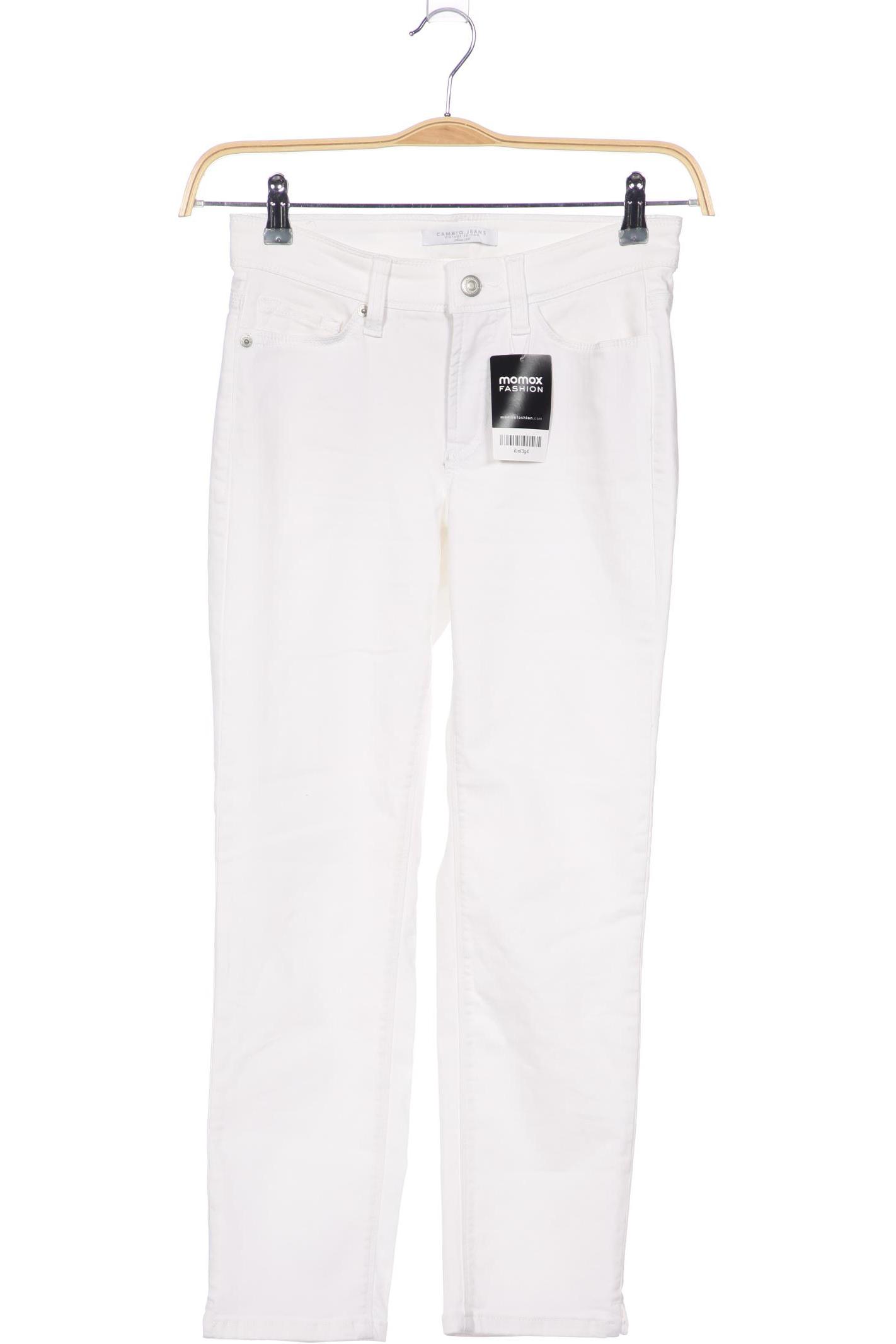 

Cambio Damen Jeans, weiß, Gr. 28