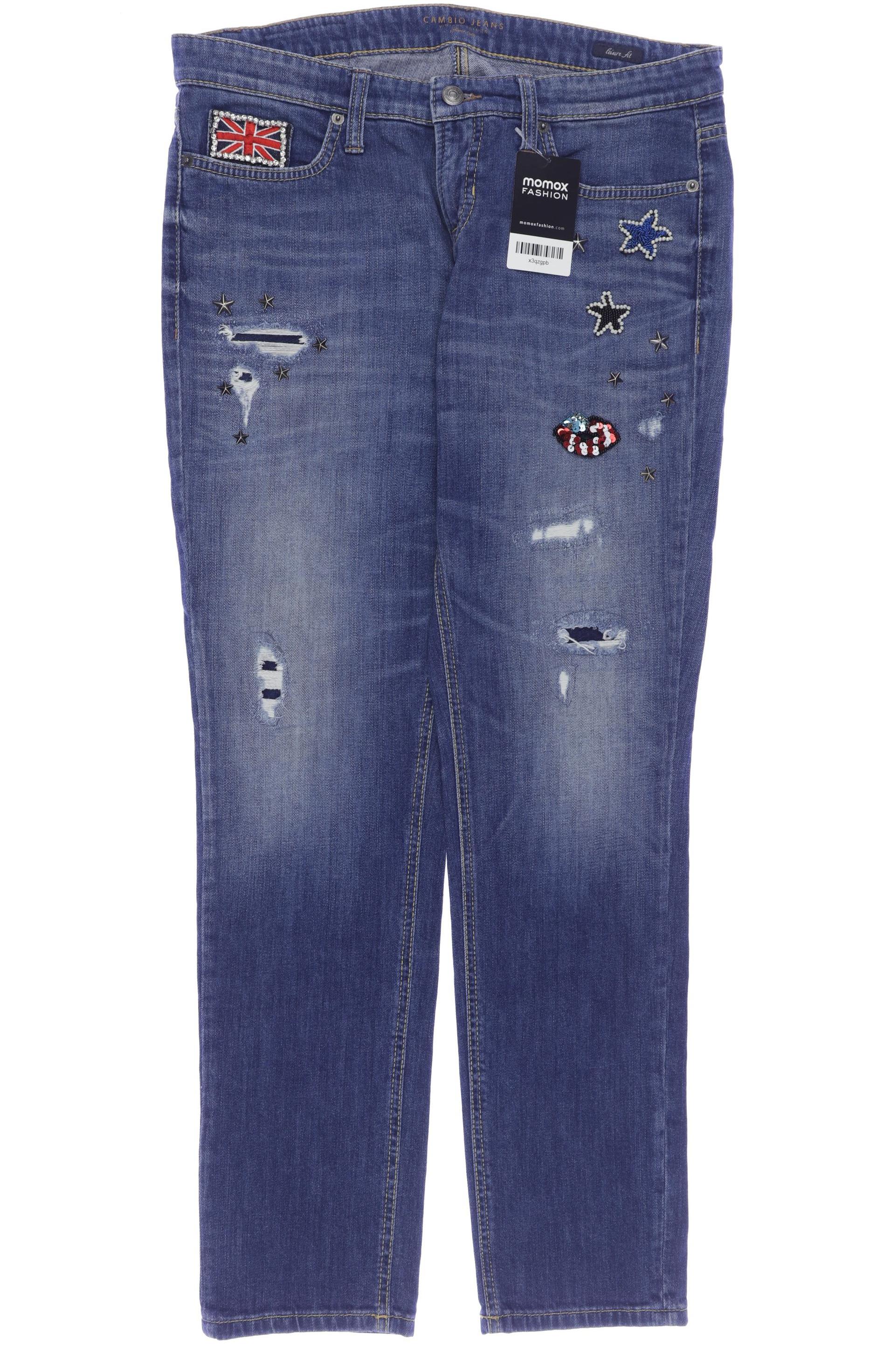 

Cambio Damen Jeans, blau, Gr. 42