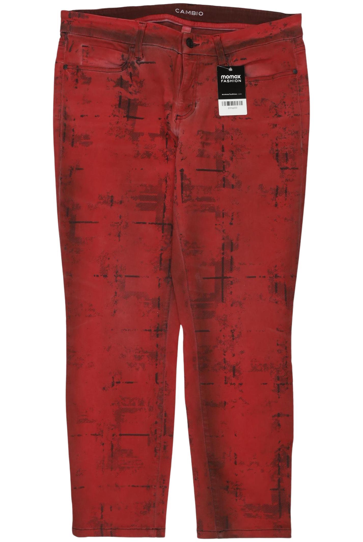 

Cambio Damen Jeans, rot, Gr. 44