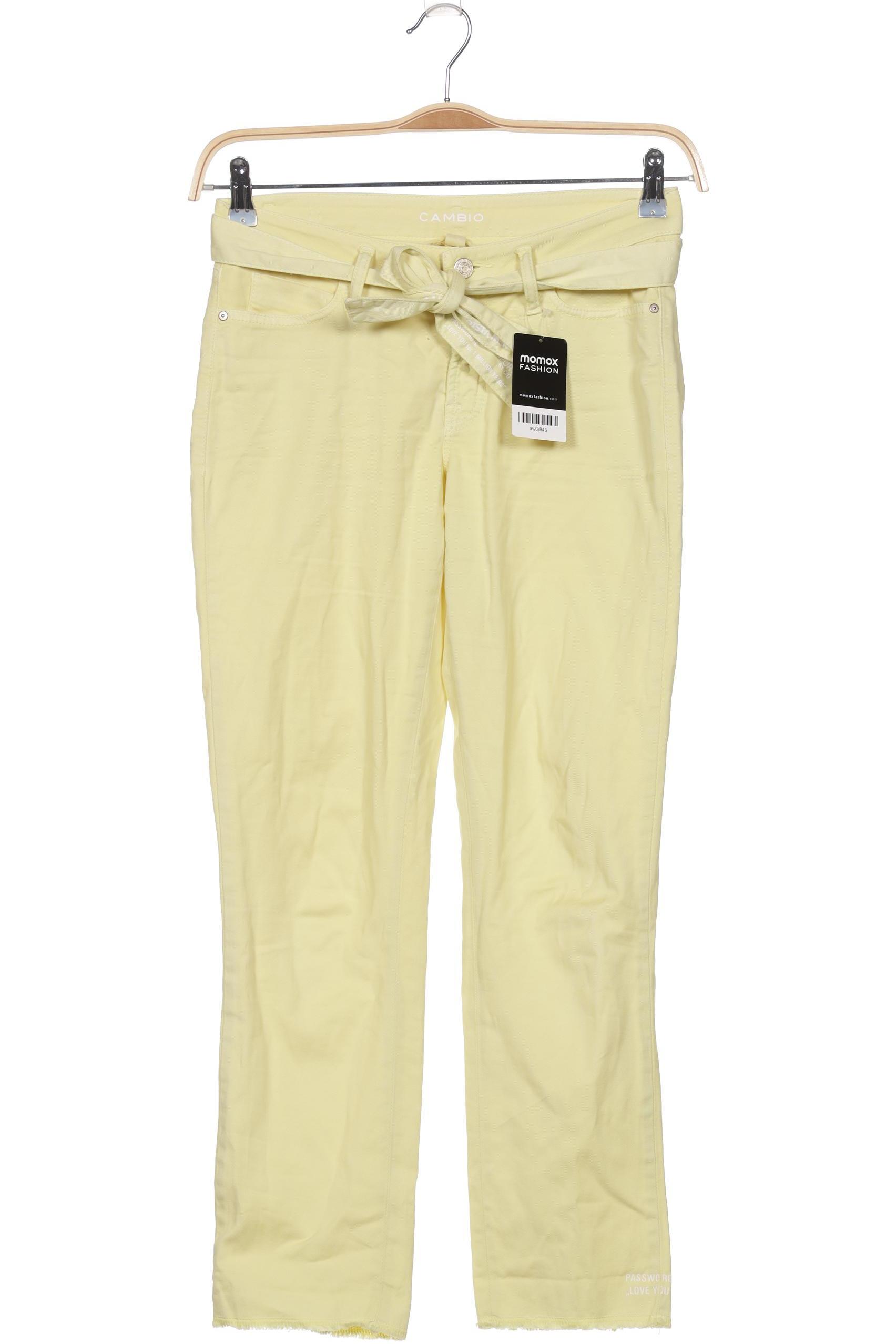 

Cambio Damen Jeans, gelb, Gr. 34