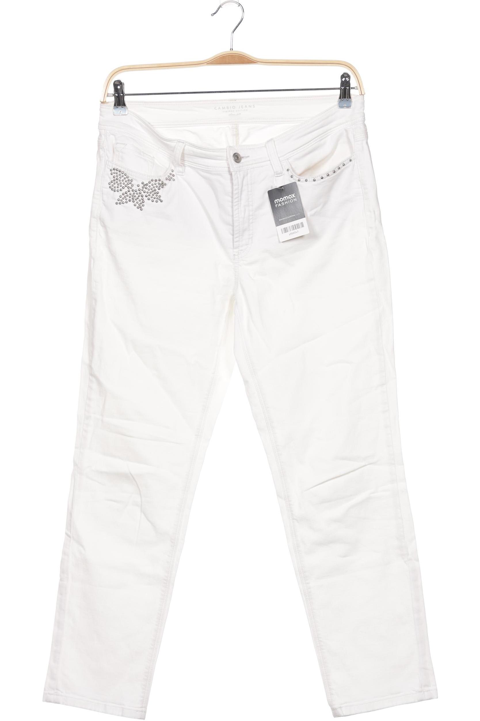 

Cambio Damen Jeans, weiß, Gr. 42