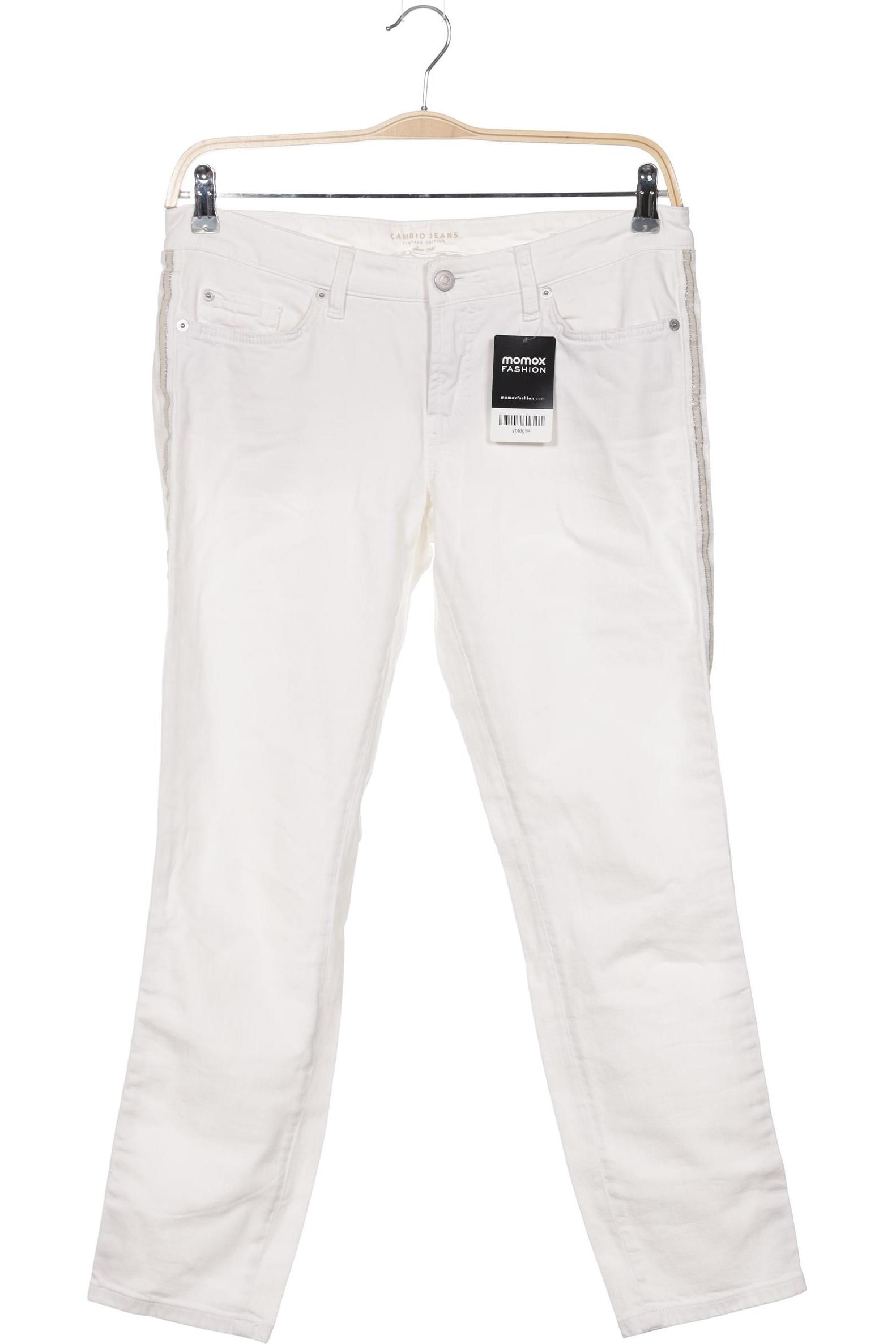 

Cambio Damen Jeans, weiß, Gr. 40