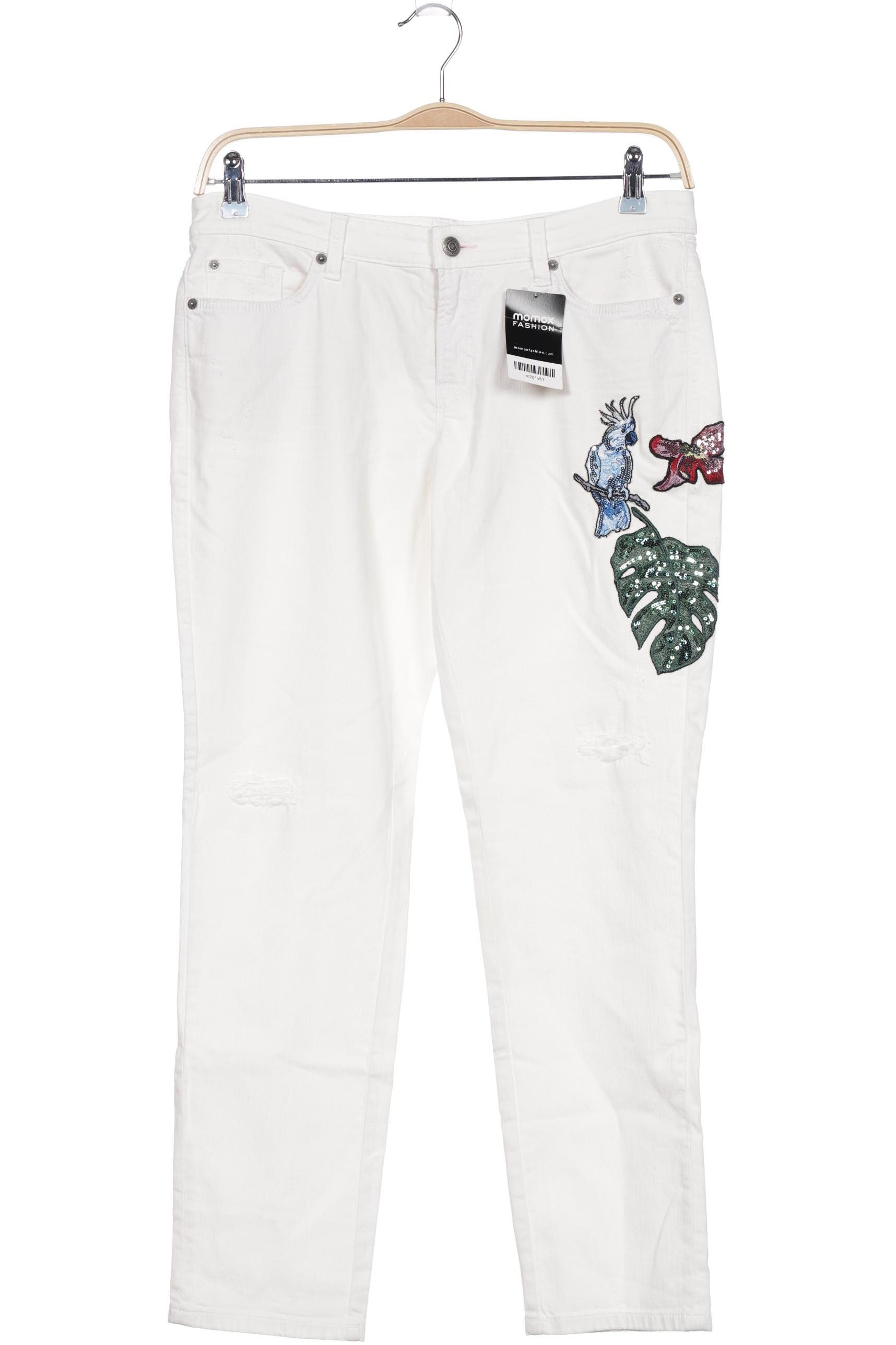 

Cambio Damen Jeans, weiß, Gr. 44