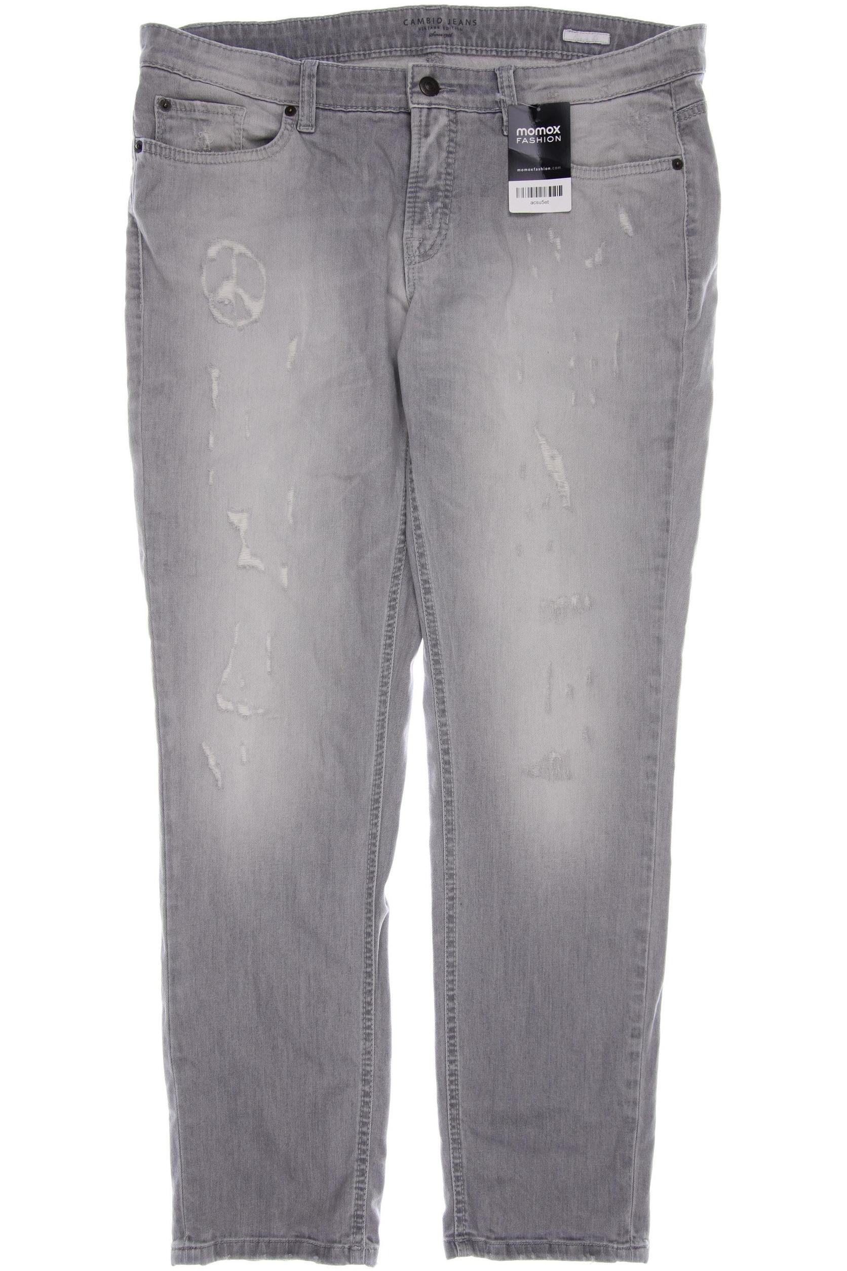 

Cambio Damen Jeans, grau, Gr. 48