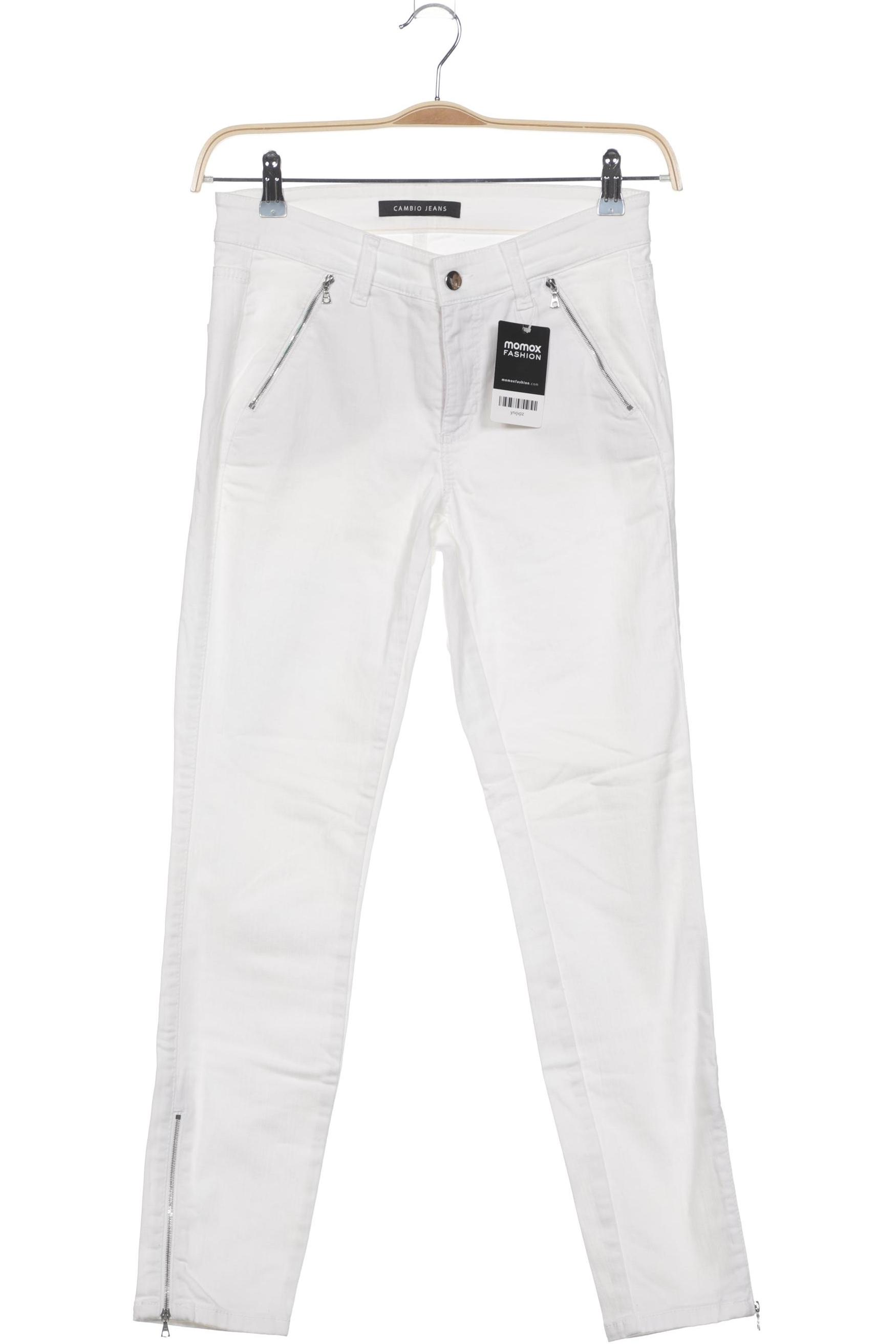 

Cambio Damen Jeans, weiß, Gr. 28