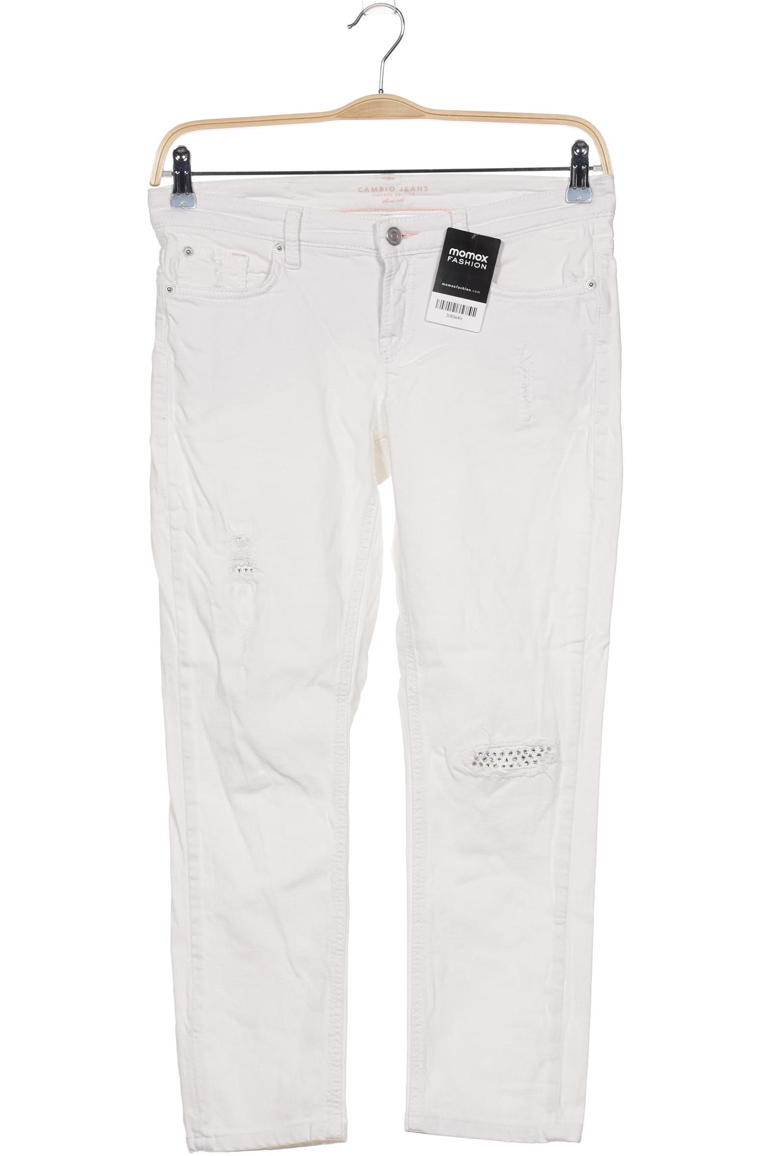 

Cambio Damen Jeans, weiß, Gr. 30
