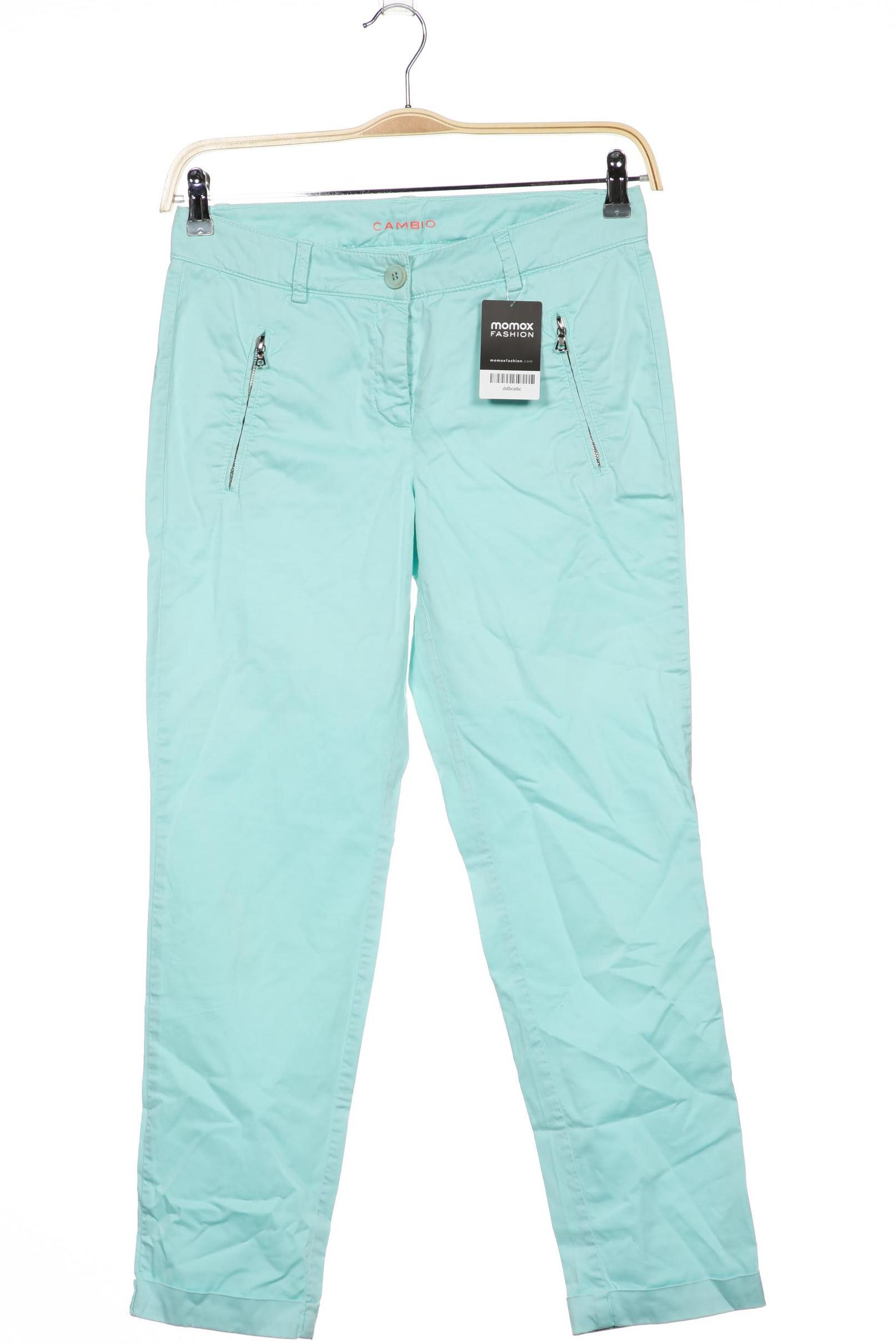 

Cambio Damen Stoffhose, türkis, Gr. 36