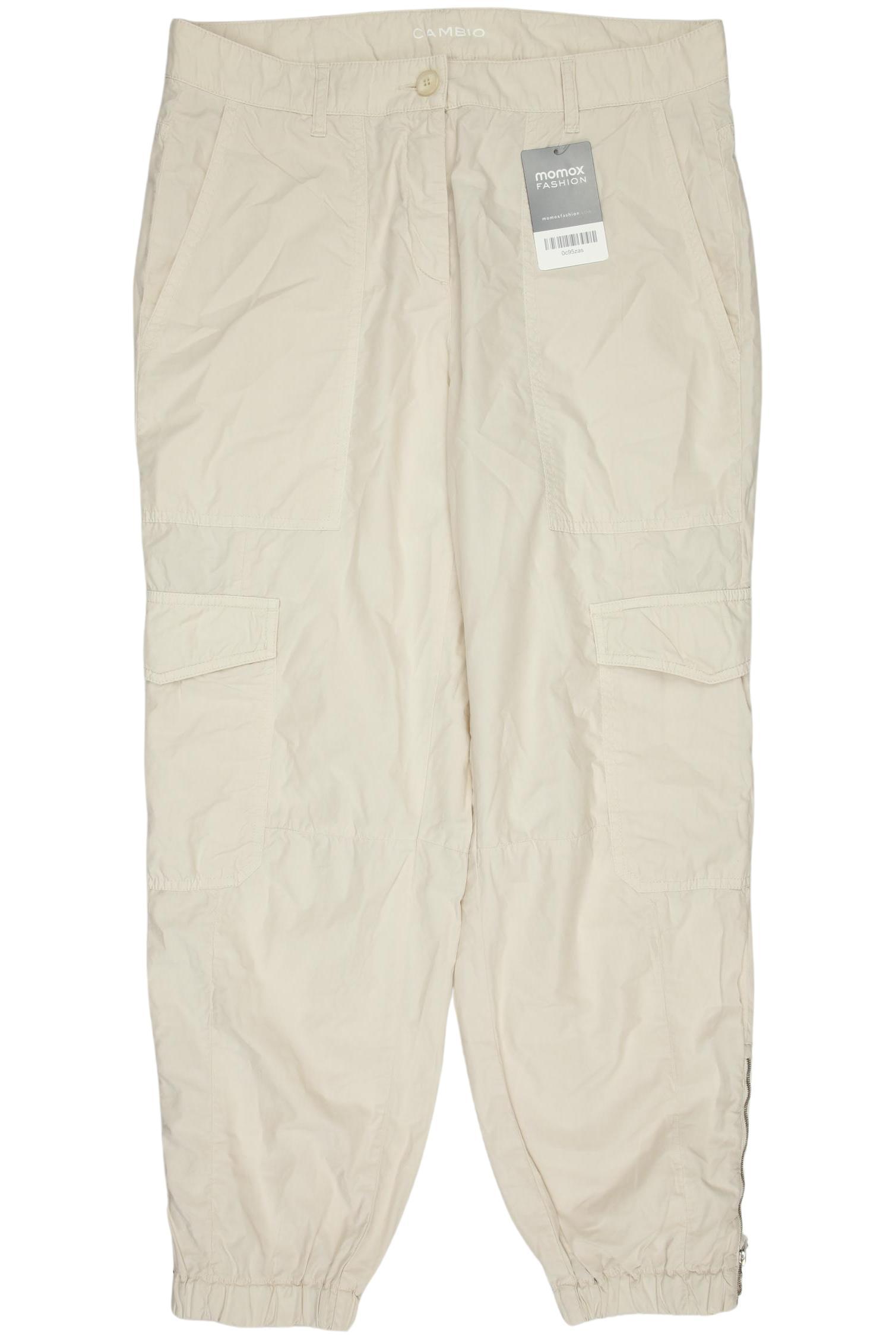 

Cambio Damen Stoffhose, cremeweiß, Gr. 31
