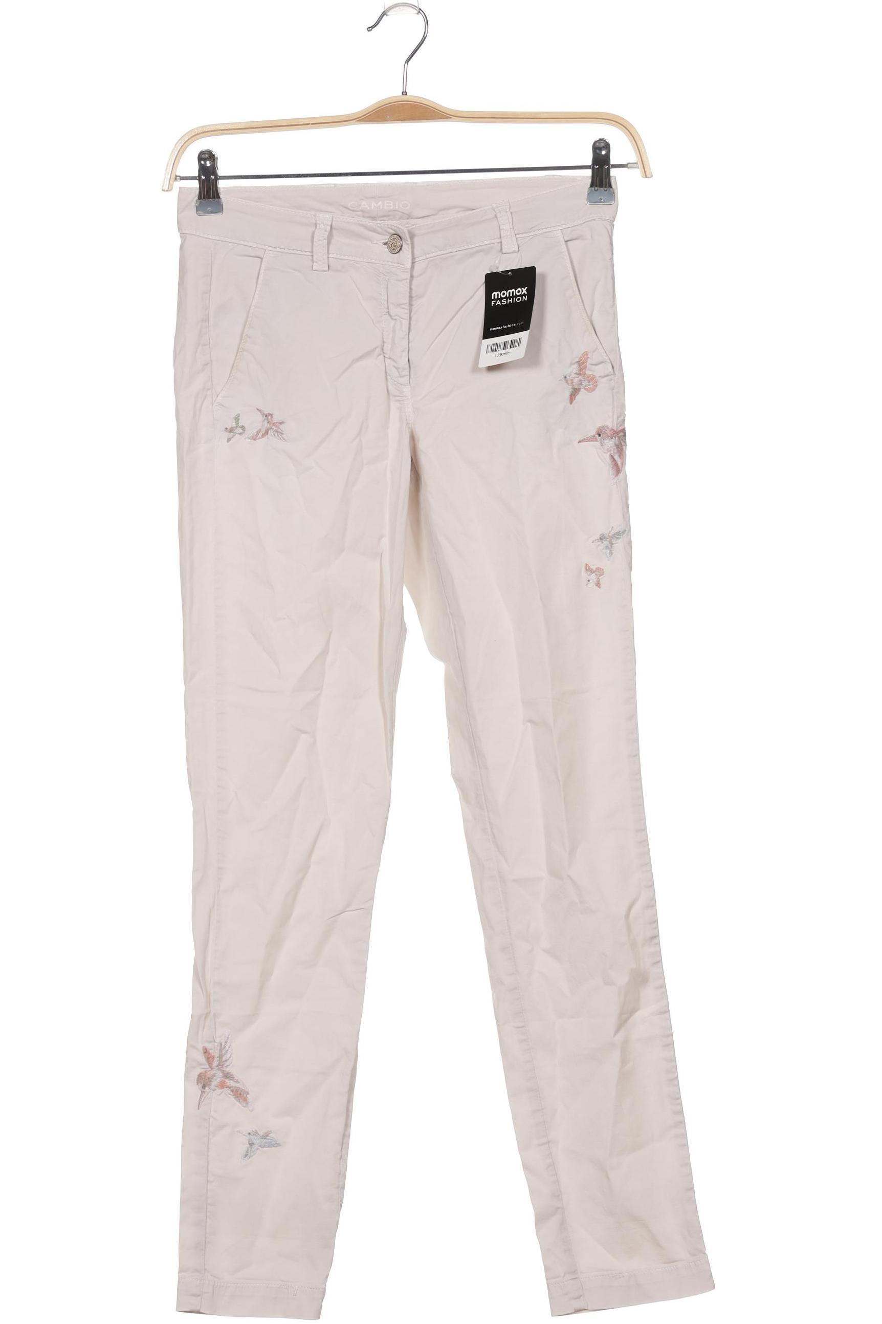 

Cambio Damen Stoffhose, weiß, Gr. 32