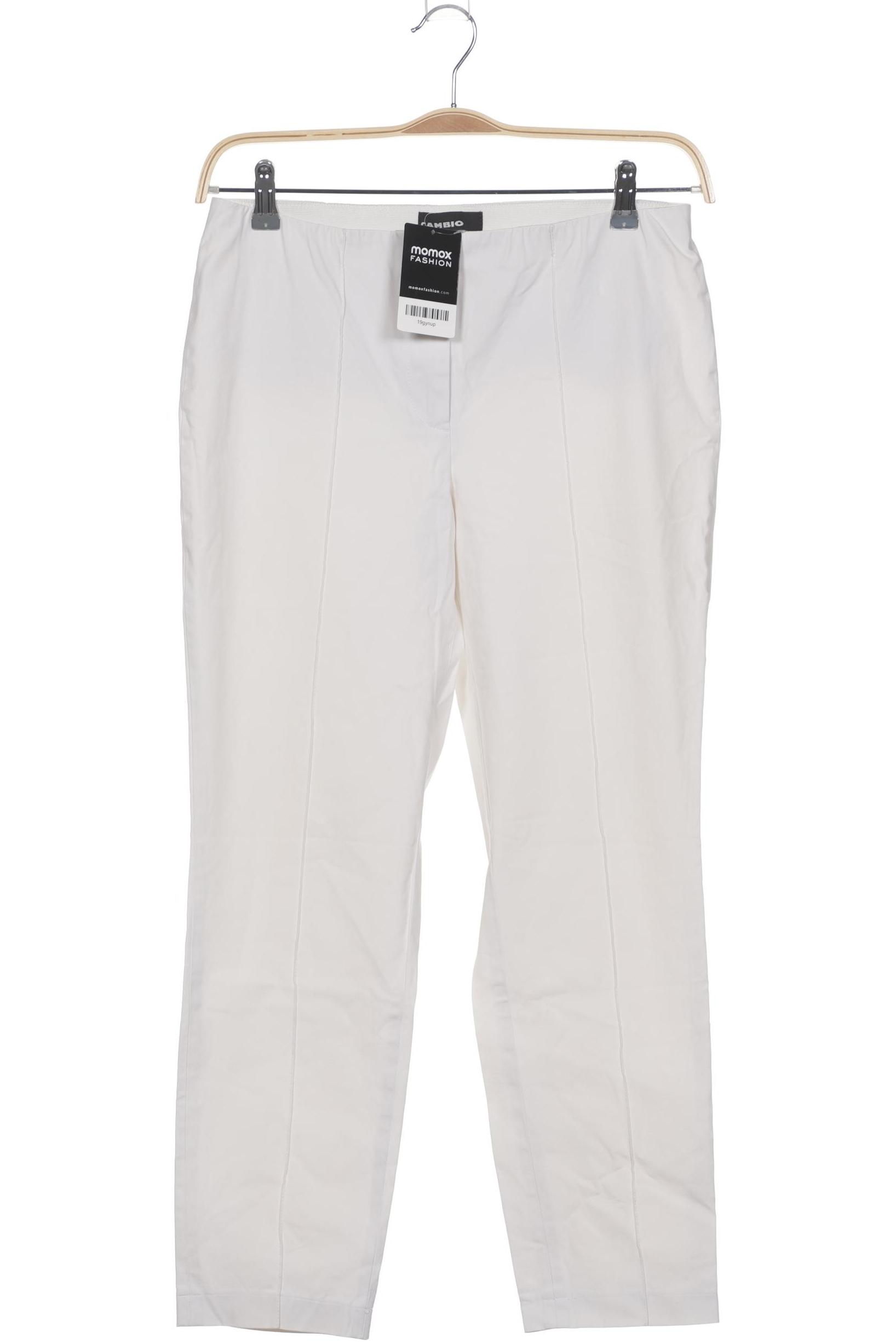 

Cambio Damen Stoffhose, weiß, Gr. 40