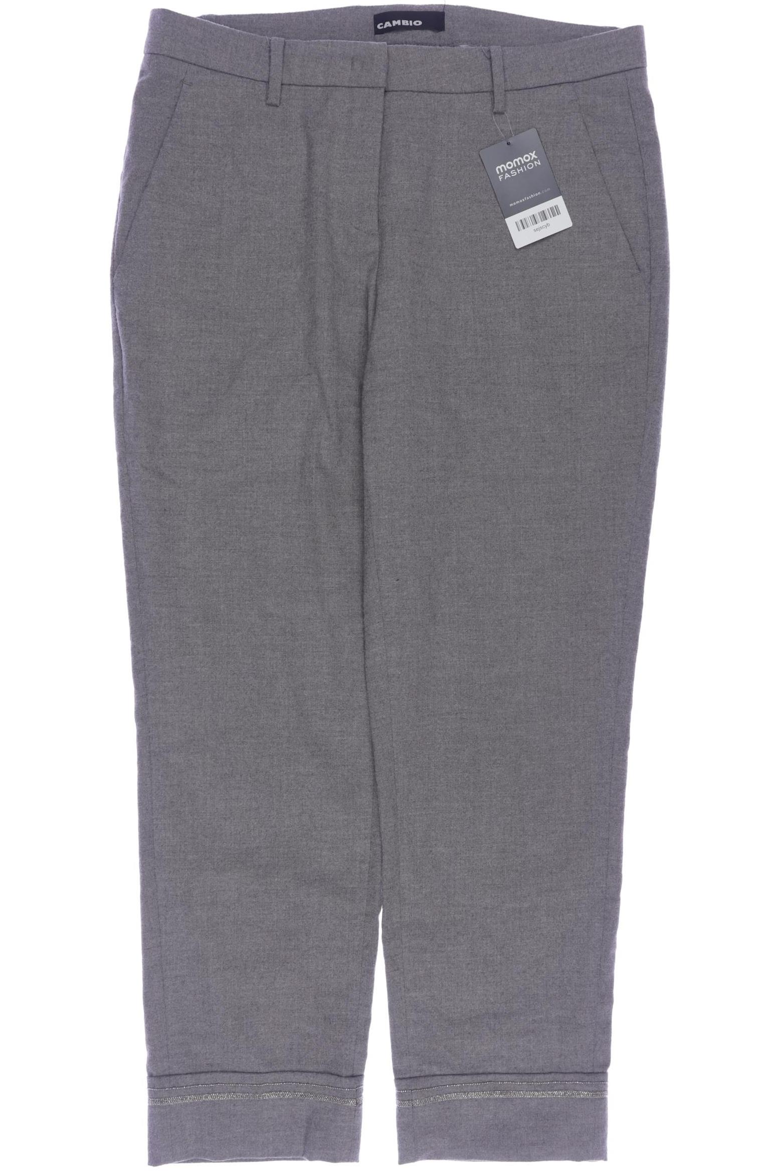 

Cambio Damen Stoffhose, grau, Gr. 31