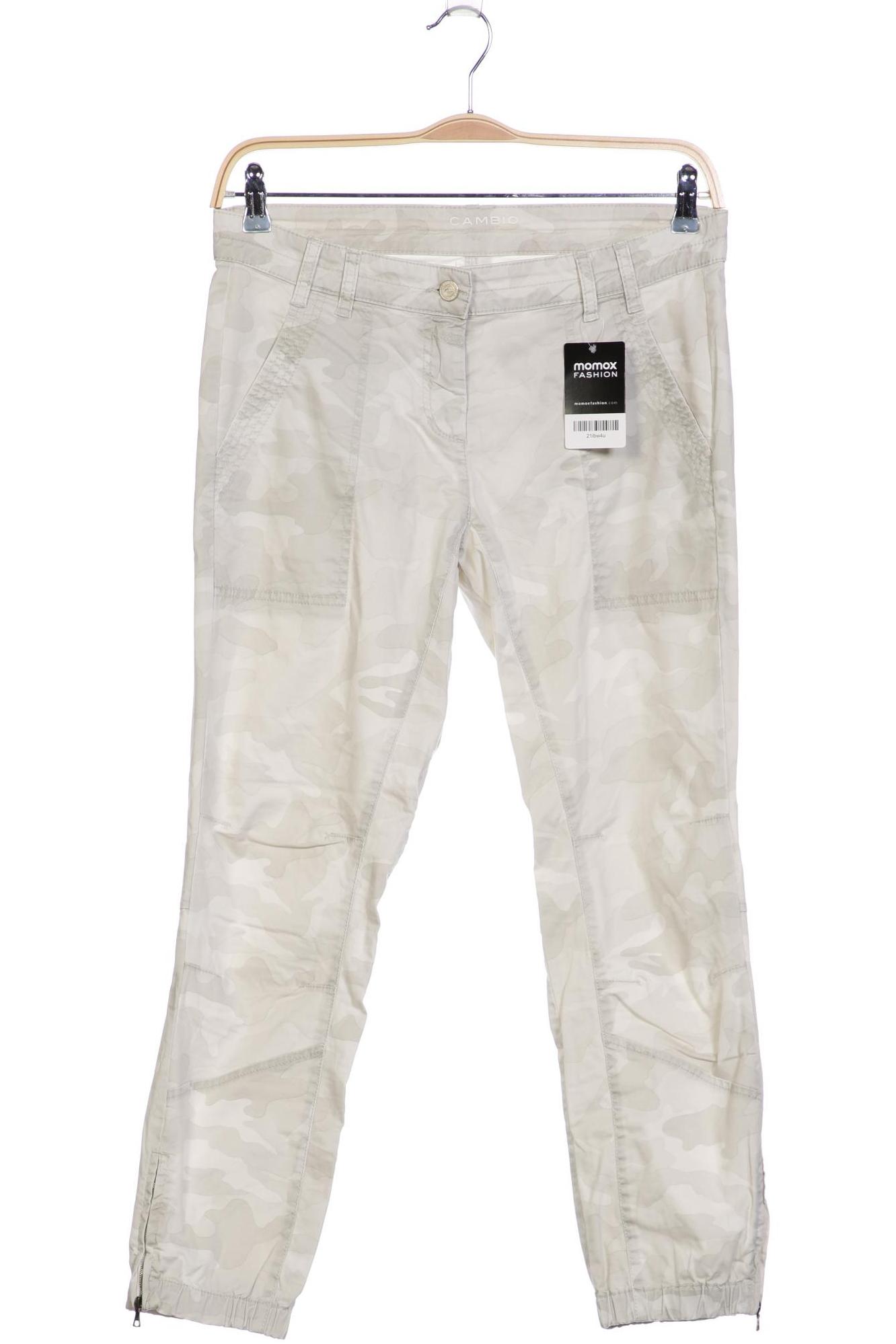 

Cambio Damen Stoffhose, weiß, Gr. 31