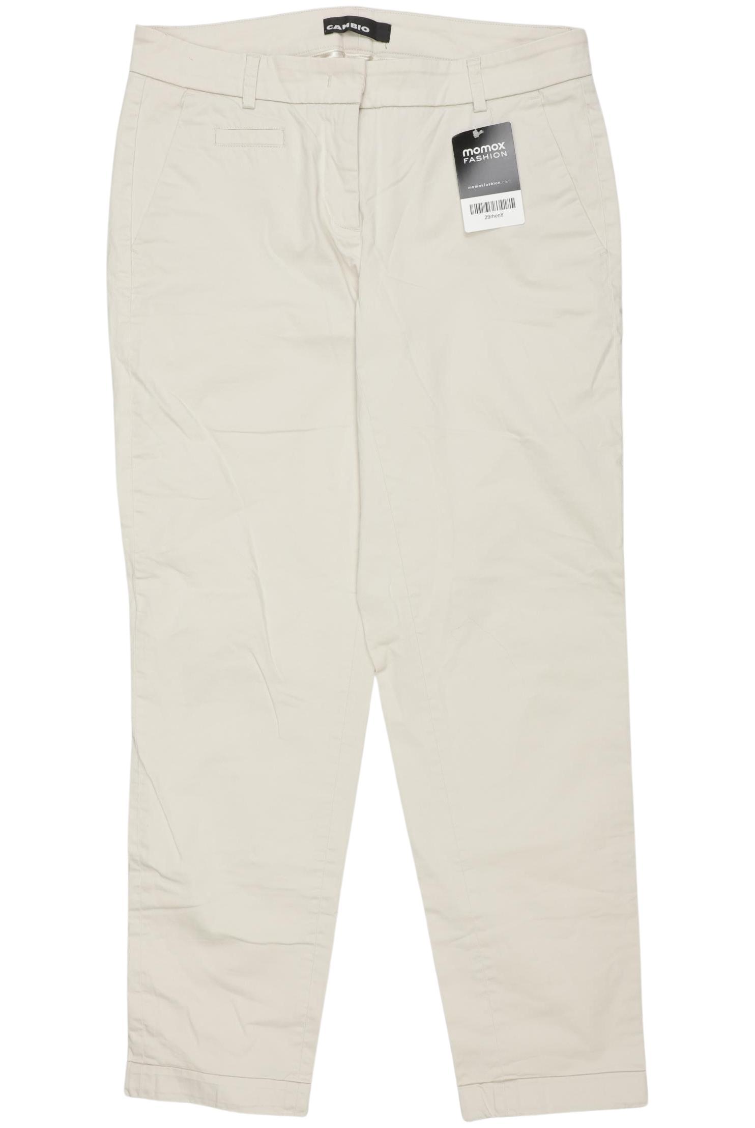 

Cambio Damen Stoffhose, cremeweiß, Gr. 31