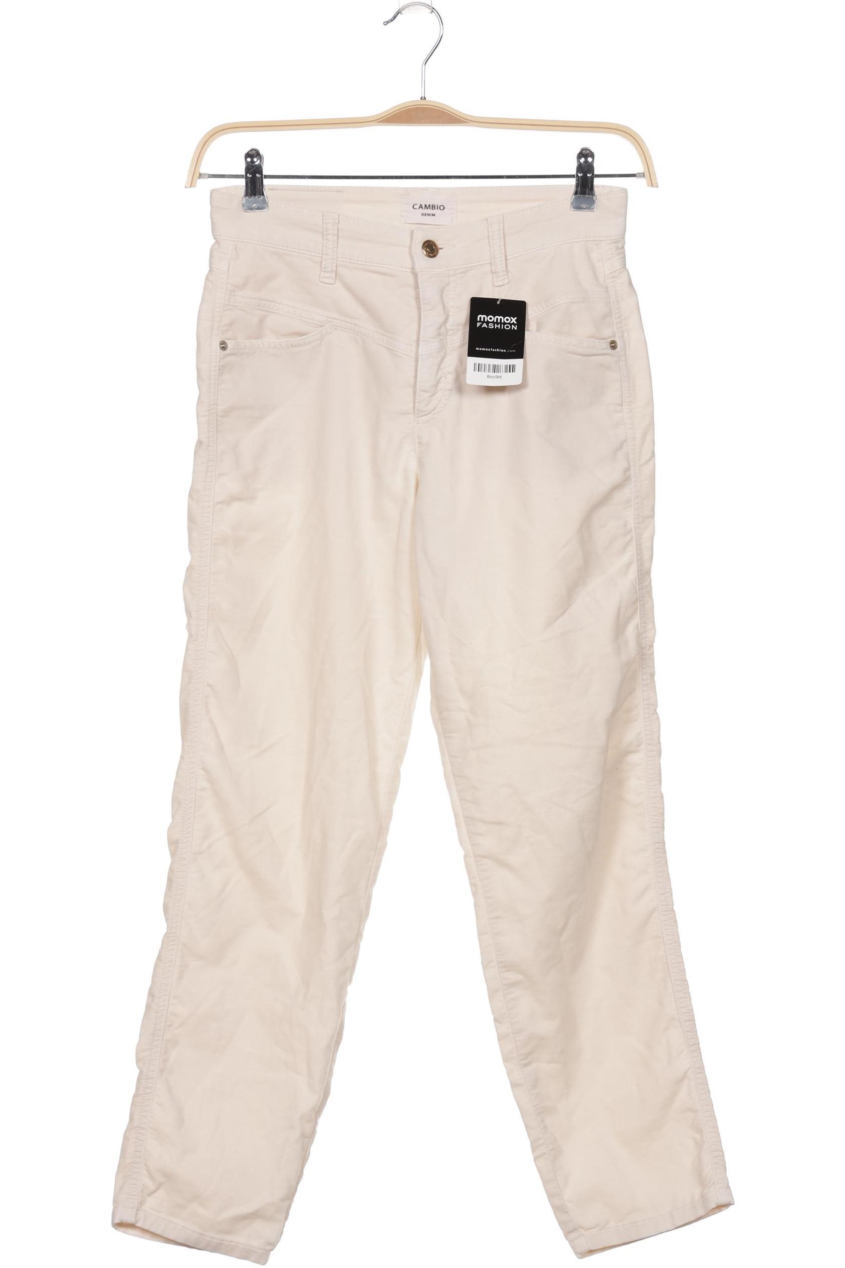 

Cambio Damen Stoffhose, cremeweiß, Gr. 27