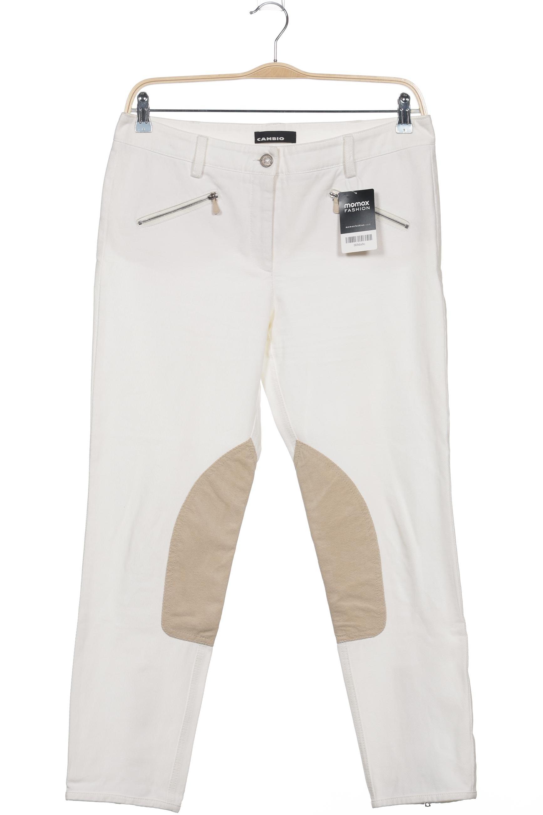 

Cambio Damen Stoffhose, weiß, Gr. 42