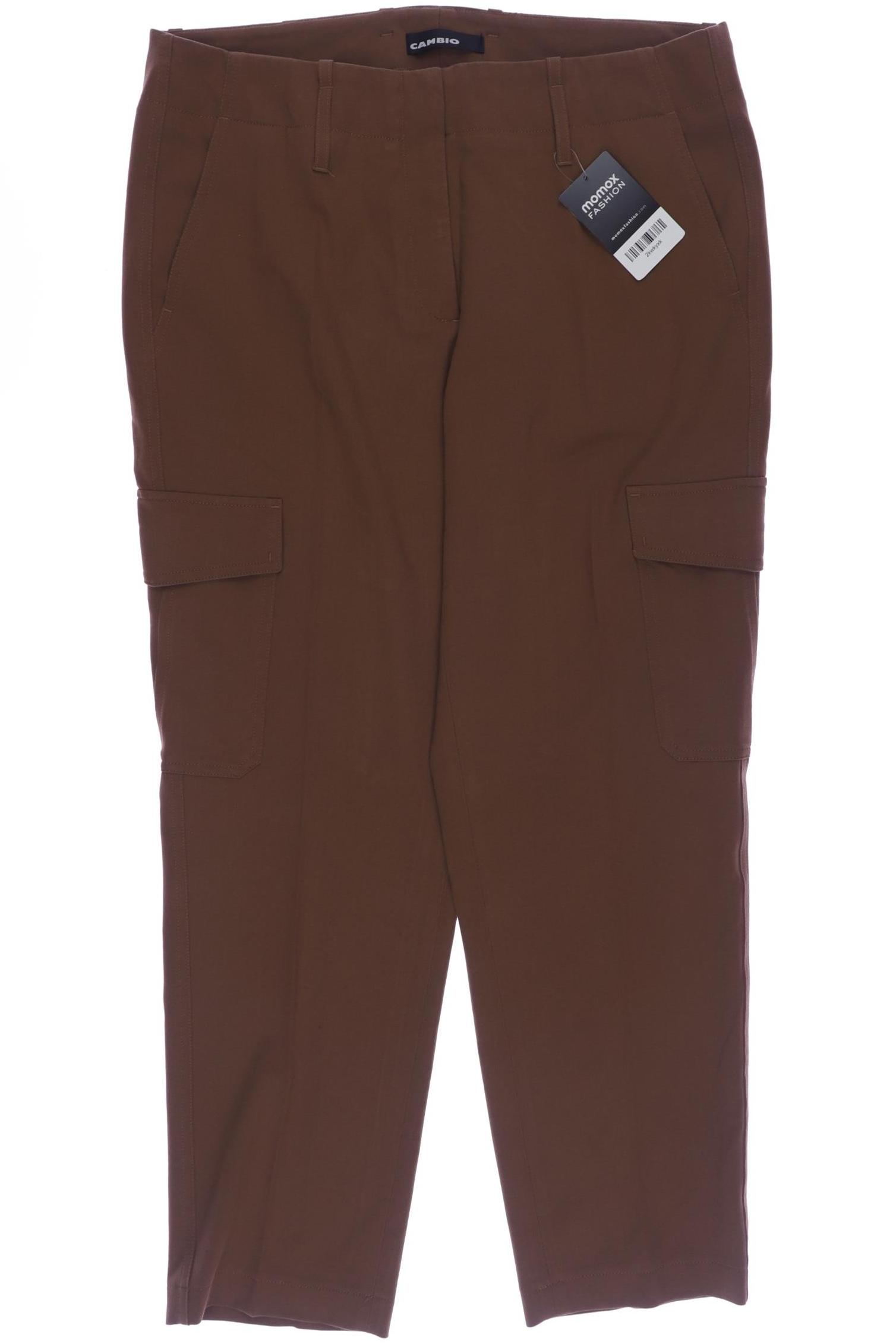 

Cambio Damen Stoffhose, braun, Gr. 34