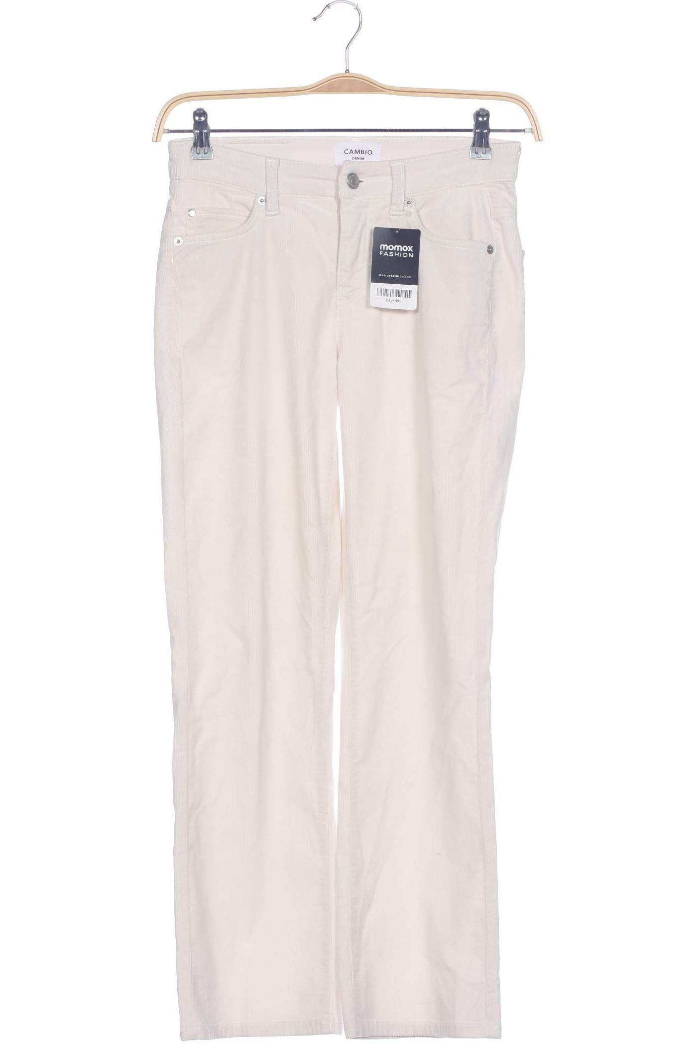 

Cambio Damen Stoffhose, weiß, Gr. 36