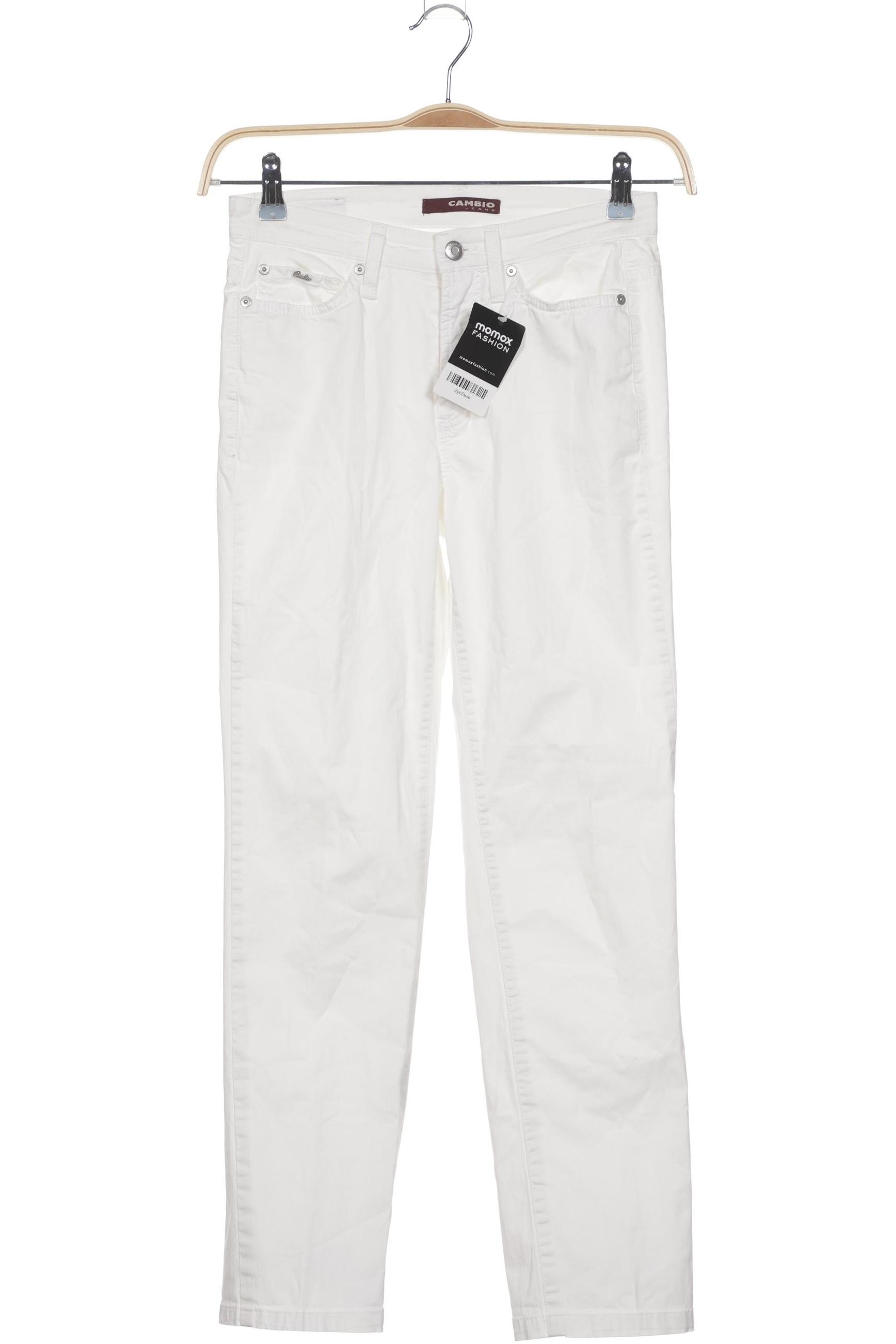 

Cambio Damen Stoffhose, weiß, Gr. 26