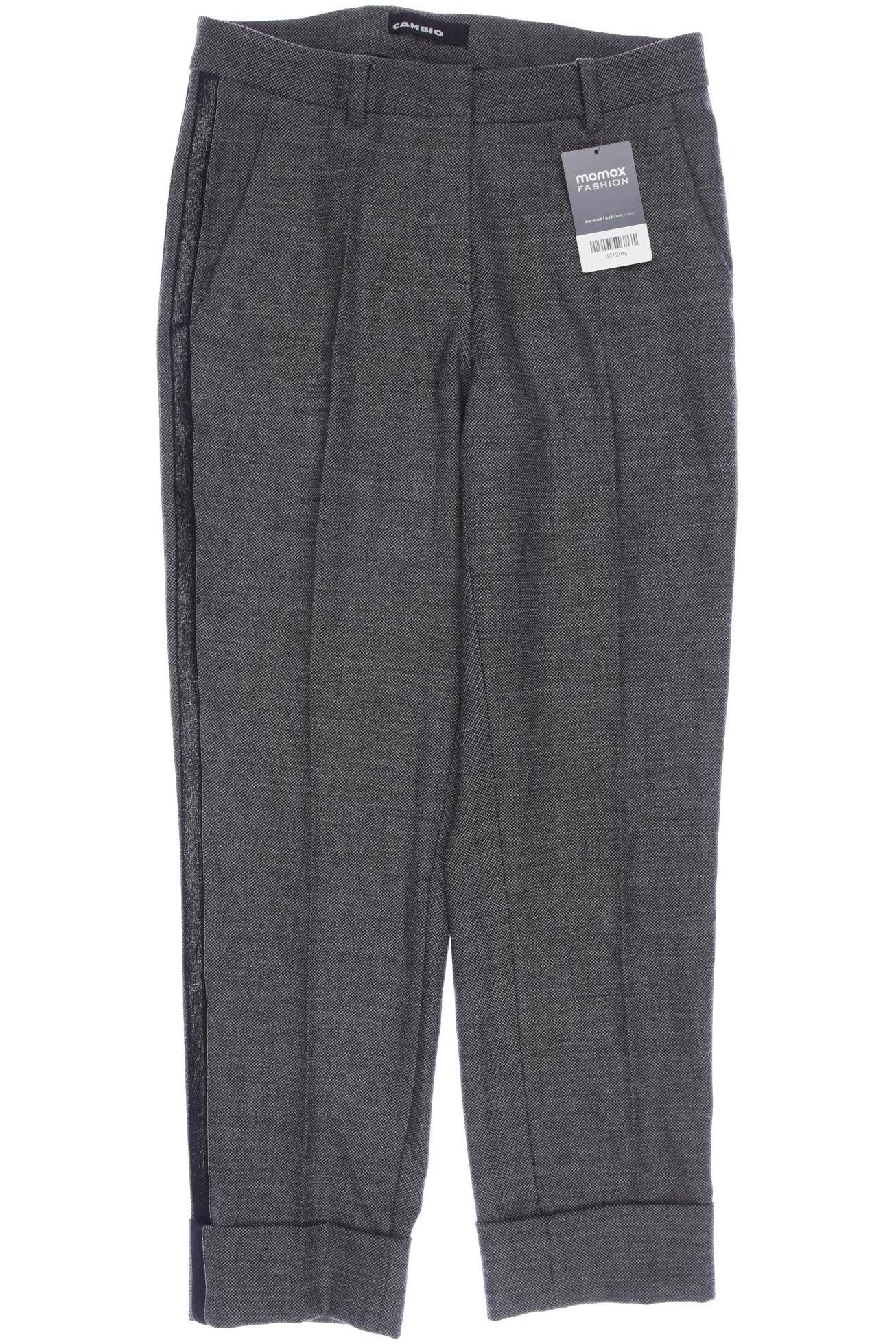 

Cambio Damen Stoffhose, grau, Gr. 28
