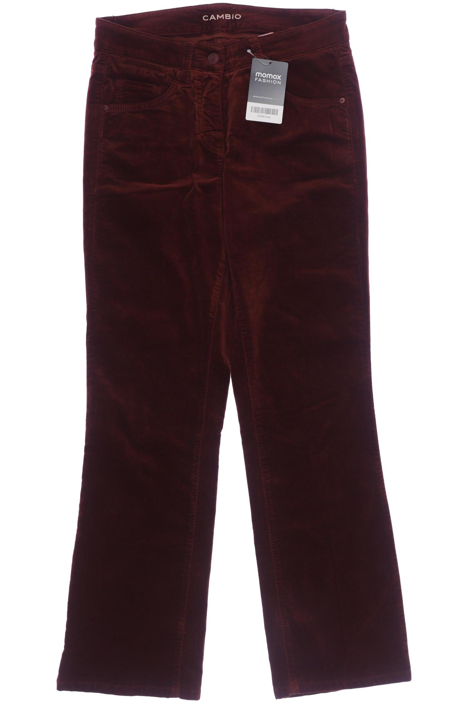 

Cambio Damen Stoffhose, bordeaux, Gr. 34