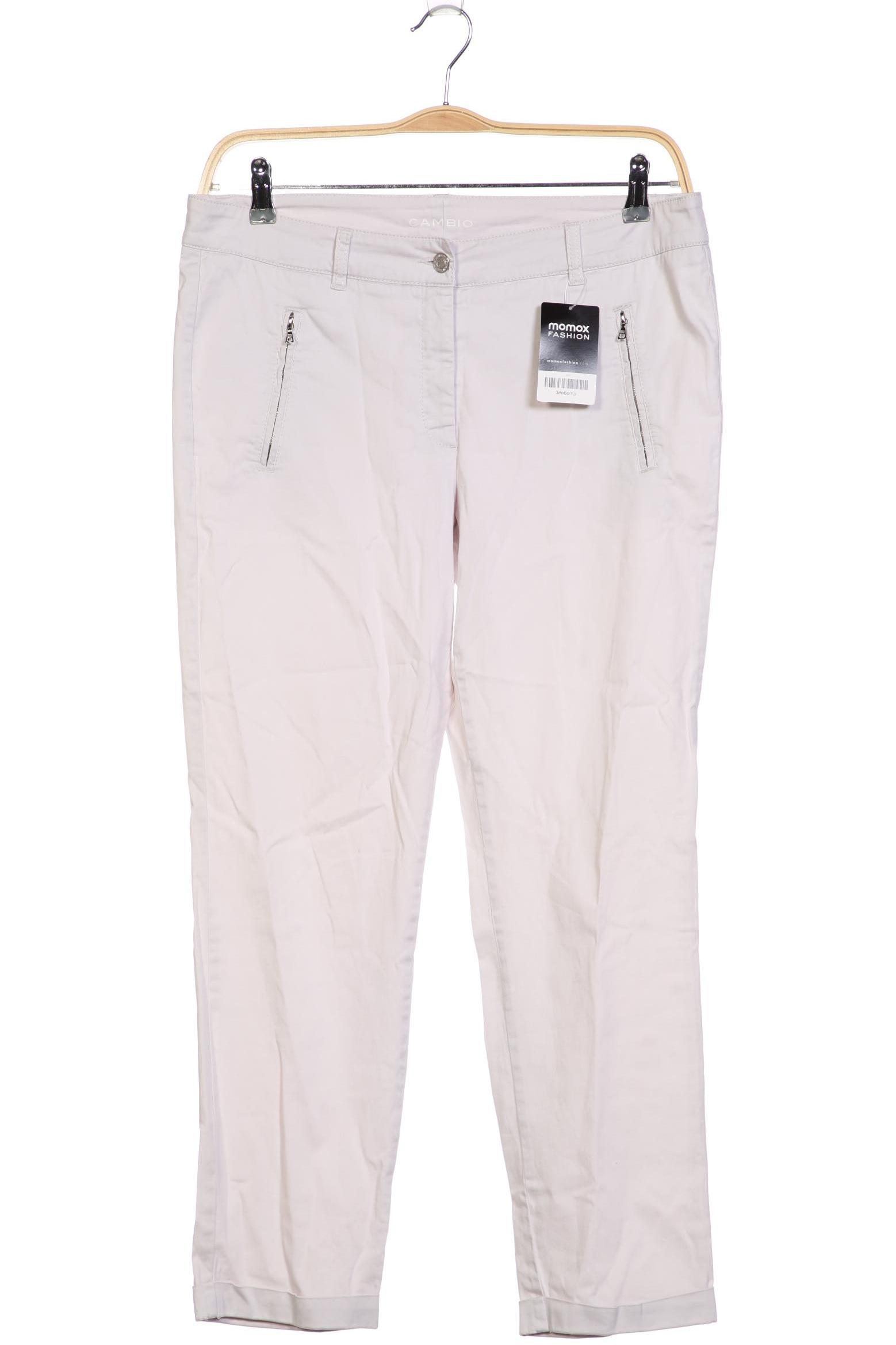 

Cambio Damen Stoffhose, weiß, Gr. 42