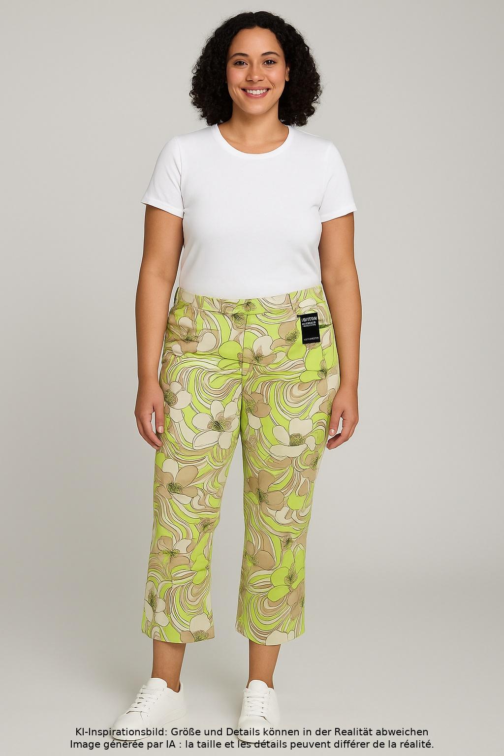 

Cambio Damen Stoffhose, mehrfarbig, Gr. 46