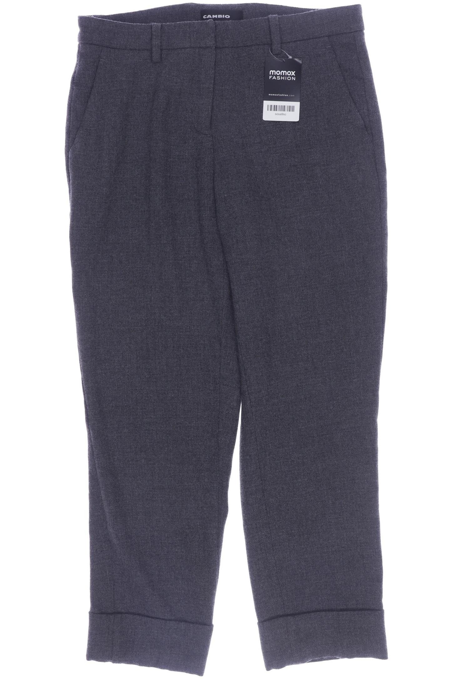 

Cambio Damen Stoffhose, grau, Gr. 31