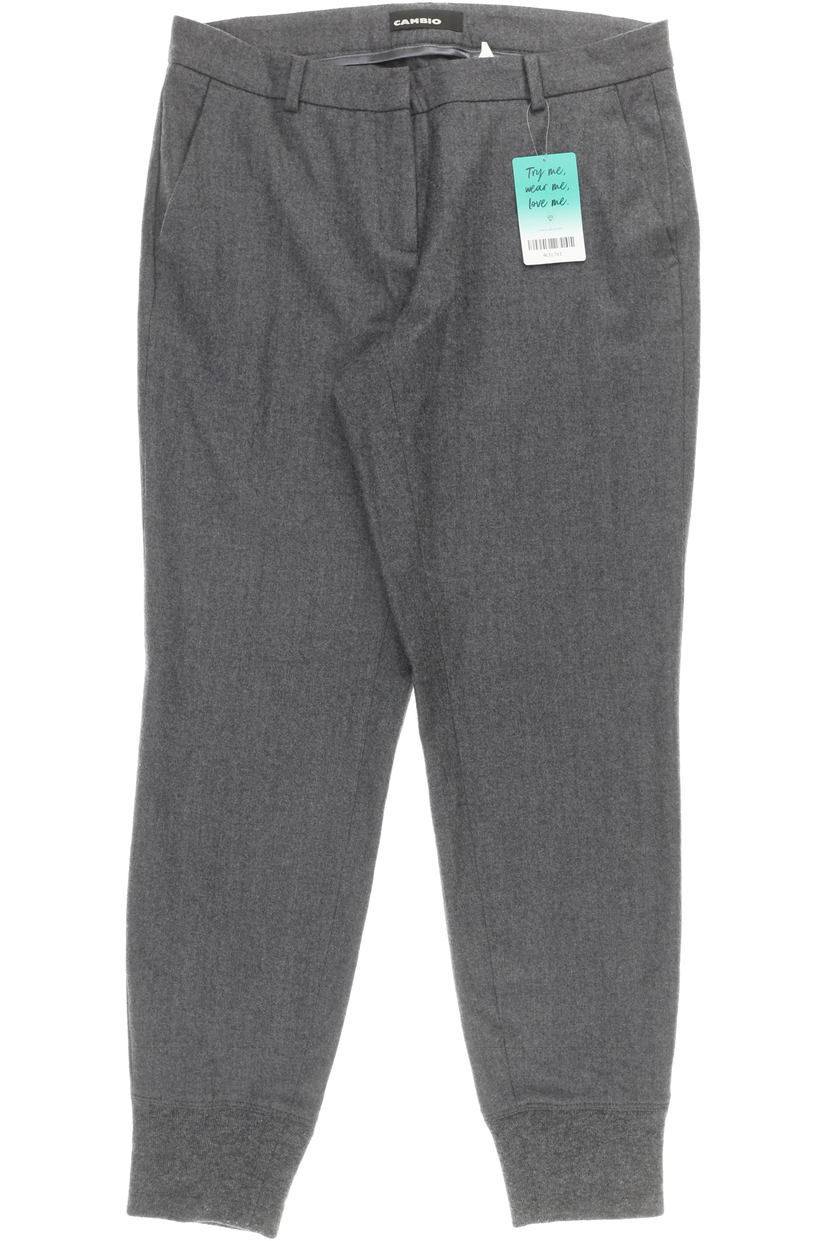 

Cambio Damen Stoffhose, grau, Gr. 38